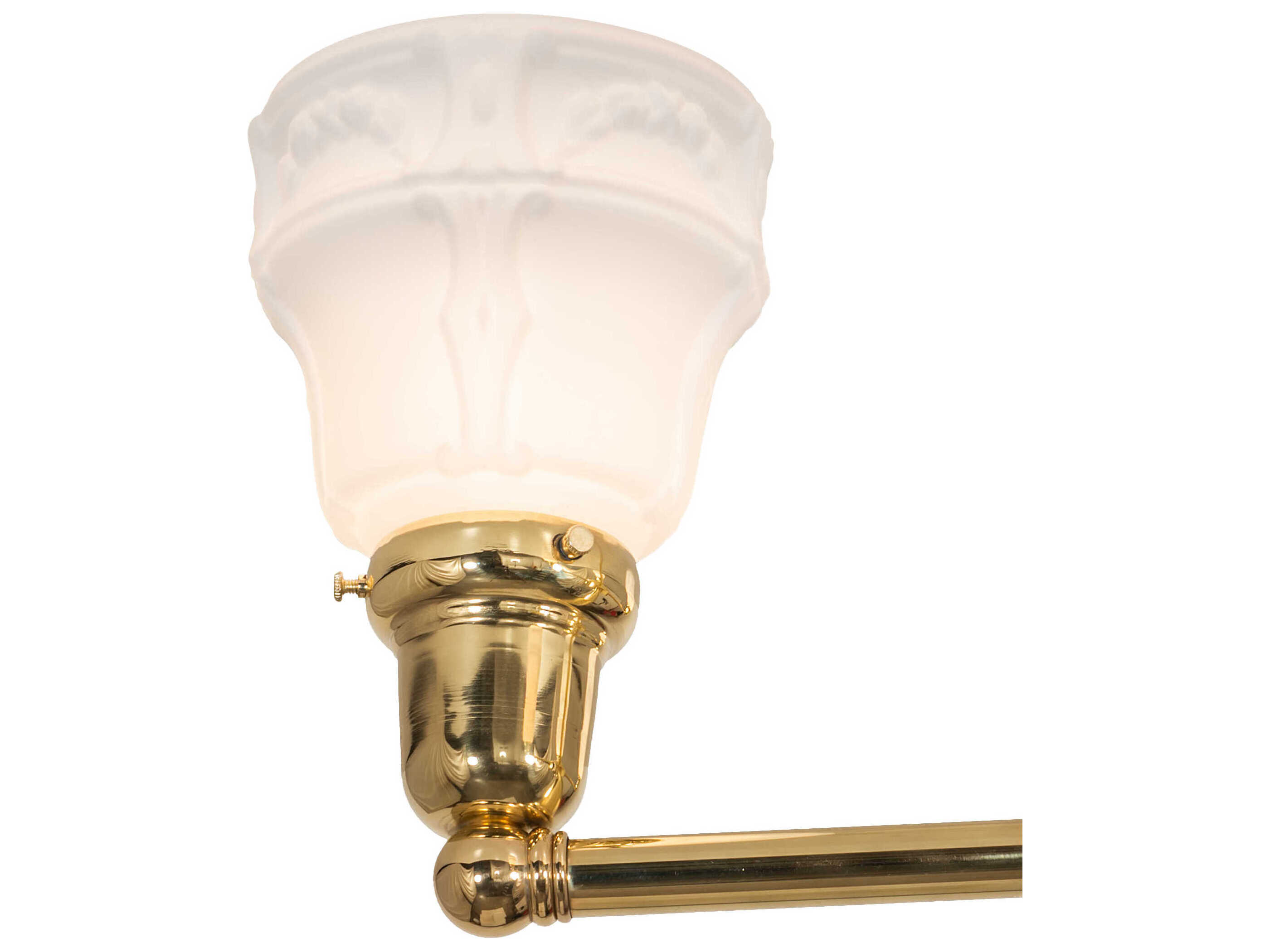 Meyda Revival Garland 4-Light Polished Brass Chandelier