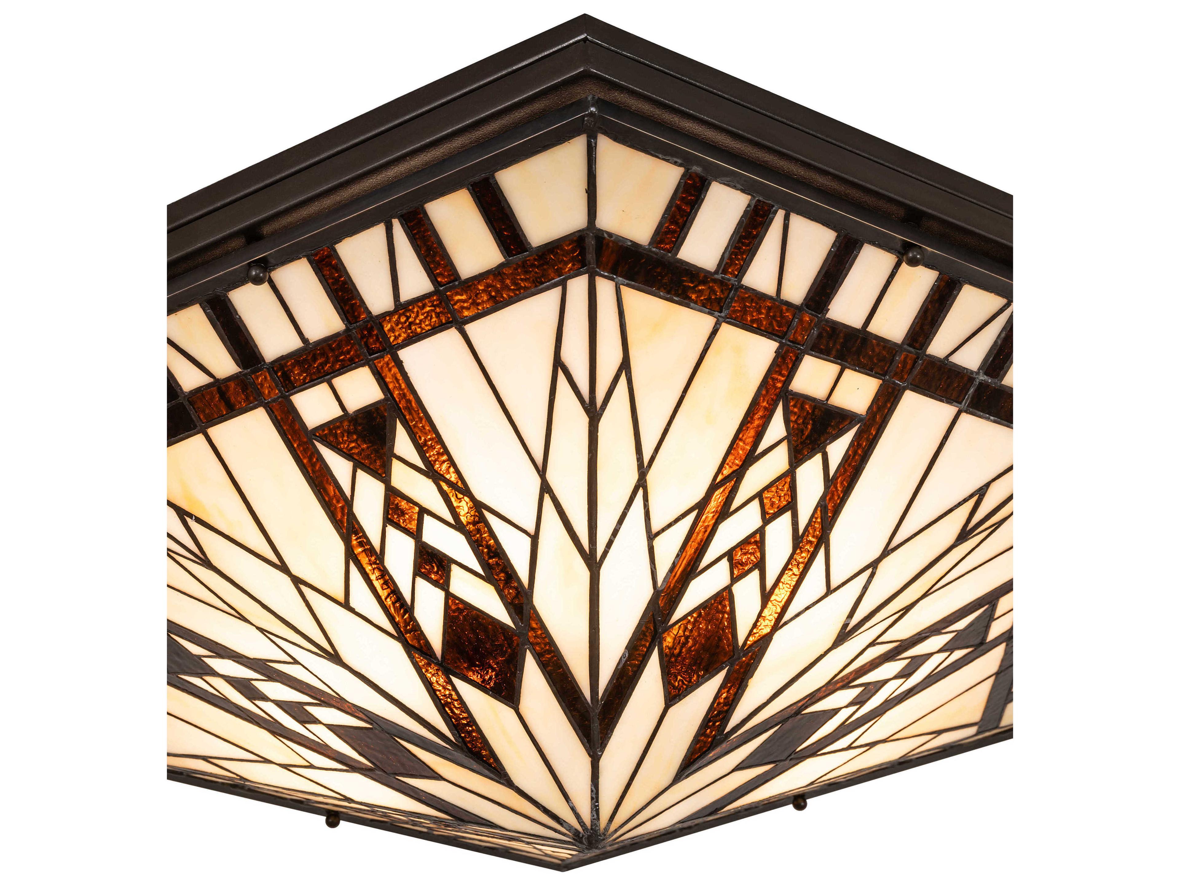Meyda Sonoma 6-Light Bronze Flush Mount