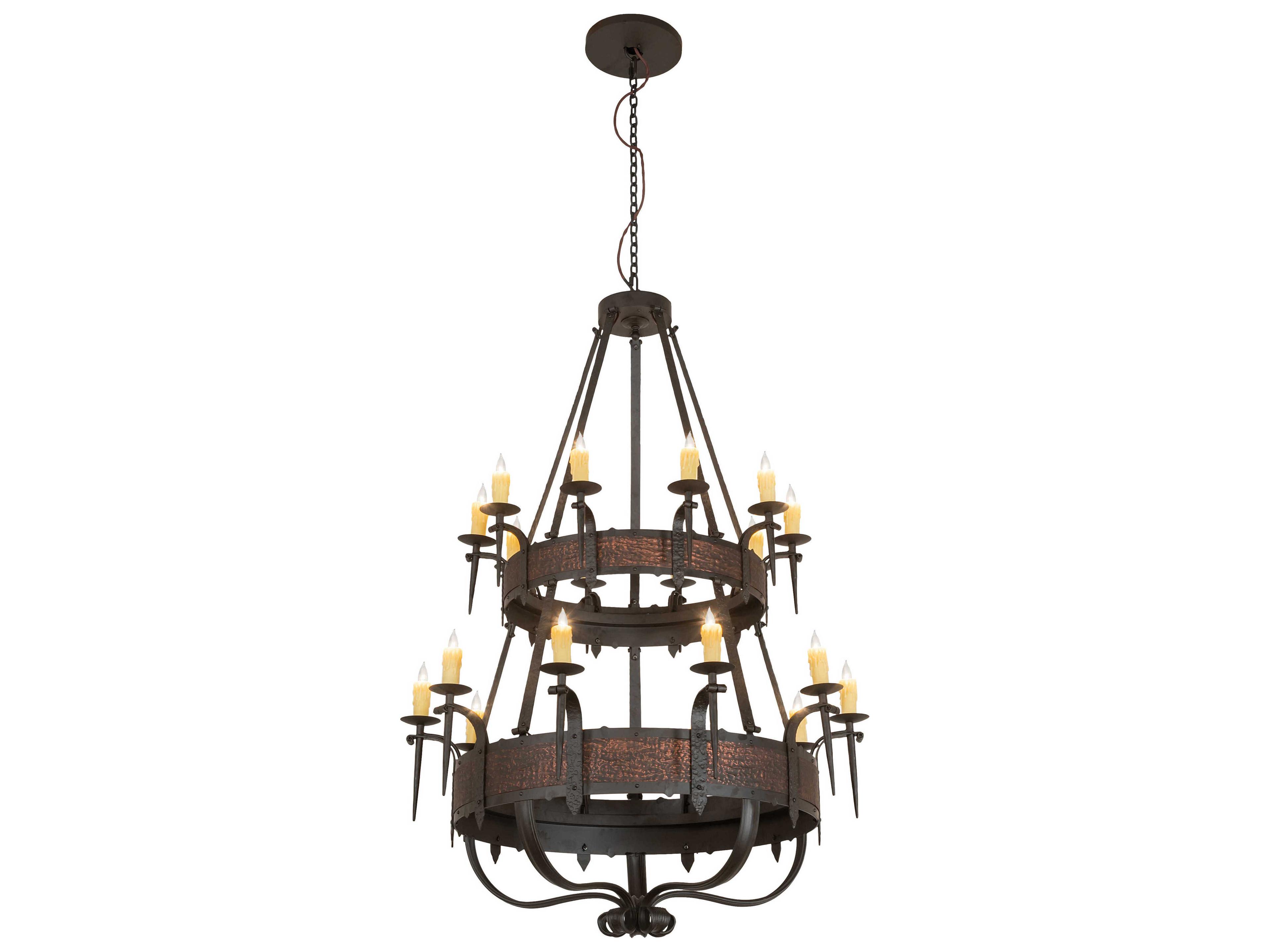 Meyda Costello 20-Light Oil Rubbed Bronze Traditional Chandelier
