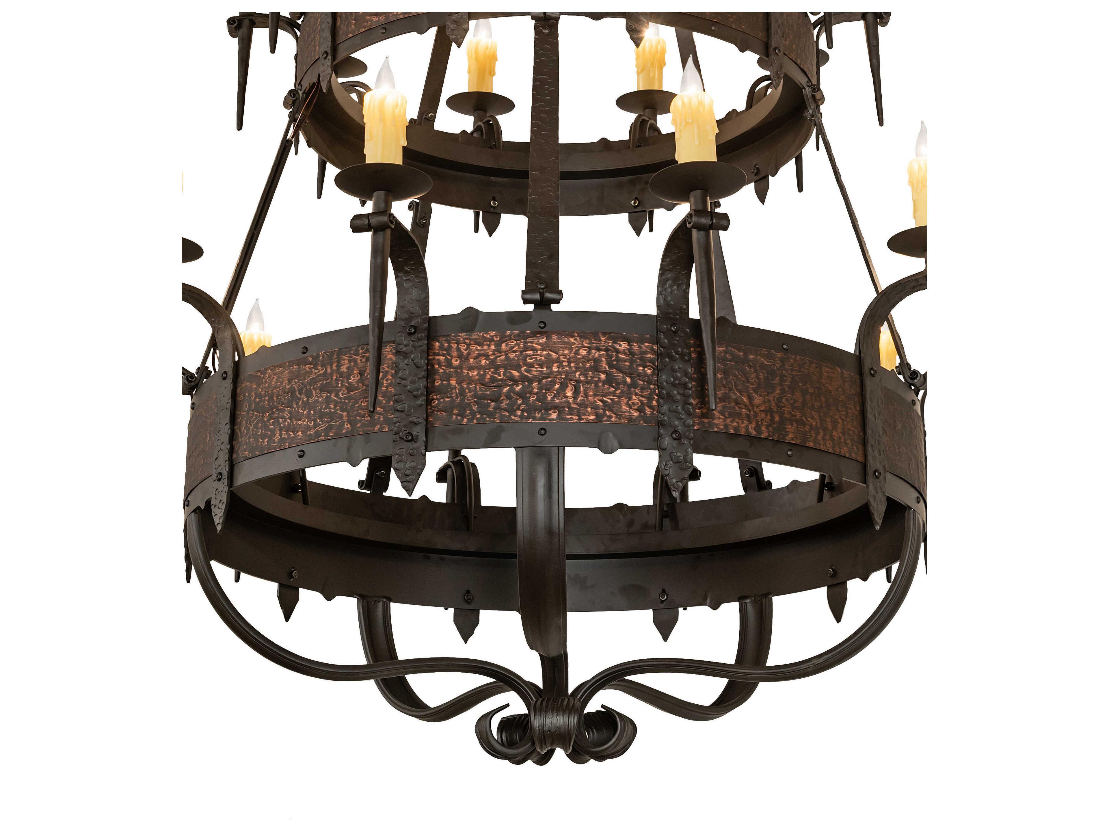 Meyda Costello 20-Light Oil Rubbed Bronze Traditional Chandelier