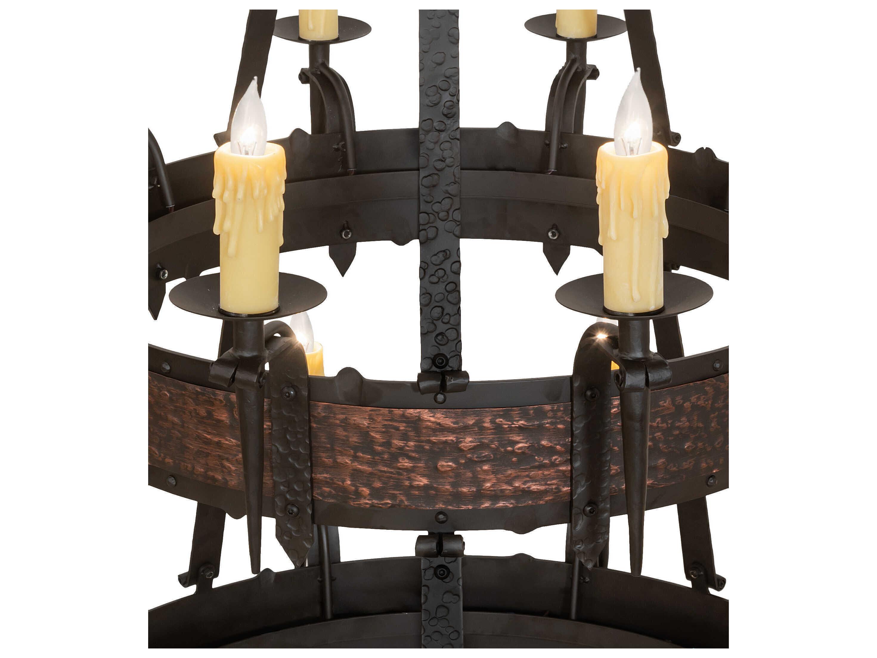 Meyda Costello 20-Light Oil Rubbed Bronze Traditional Chandelier