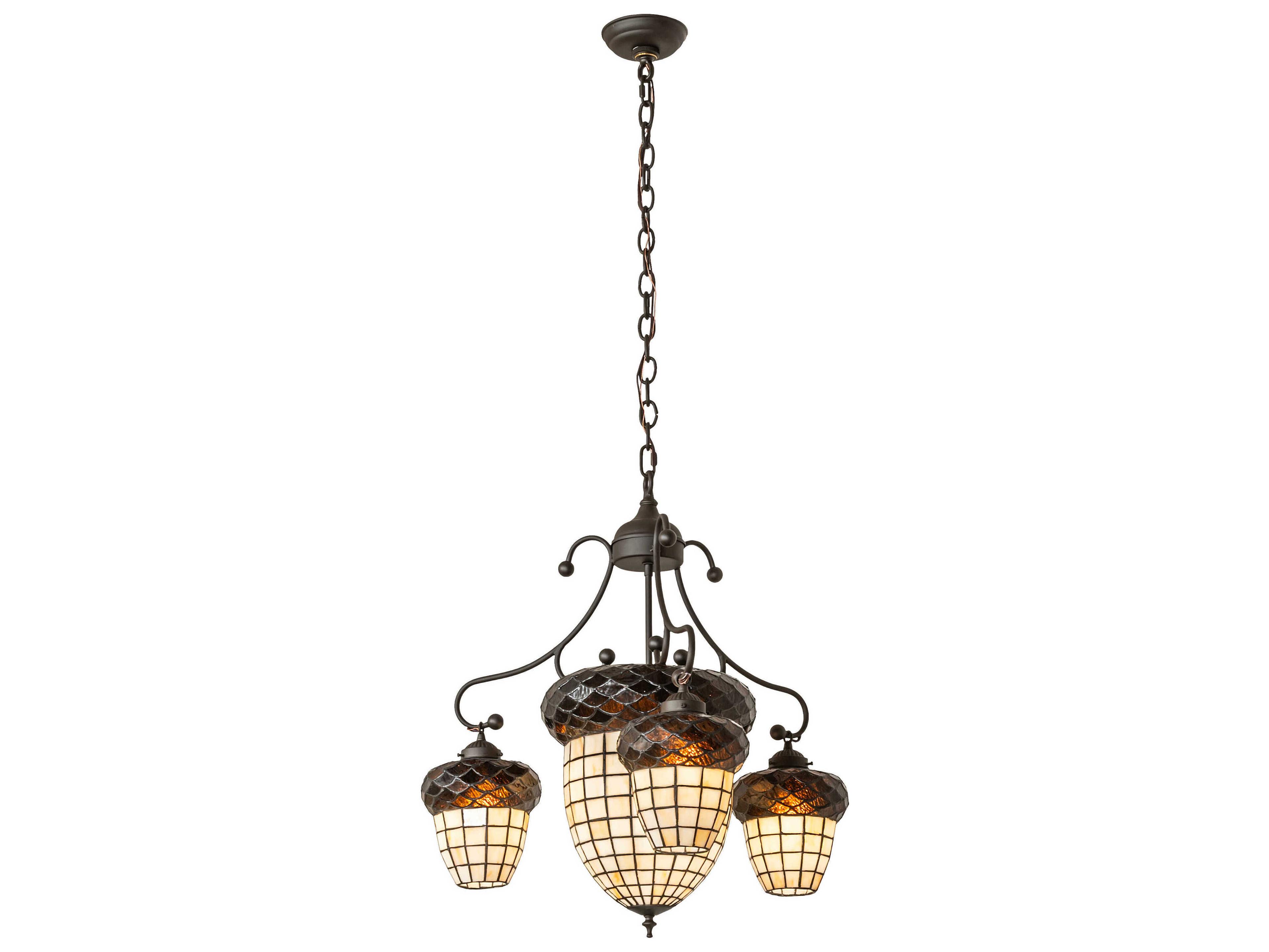 Meyda Acorn 5-Light Oil Rubbed Bronze Traditional Chandelier