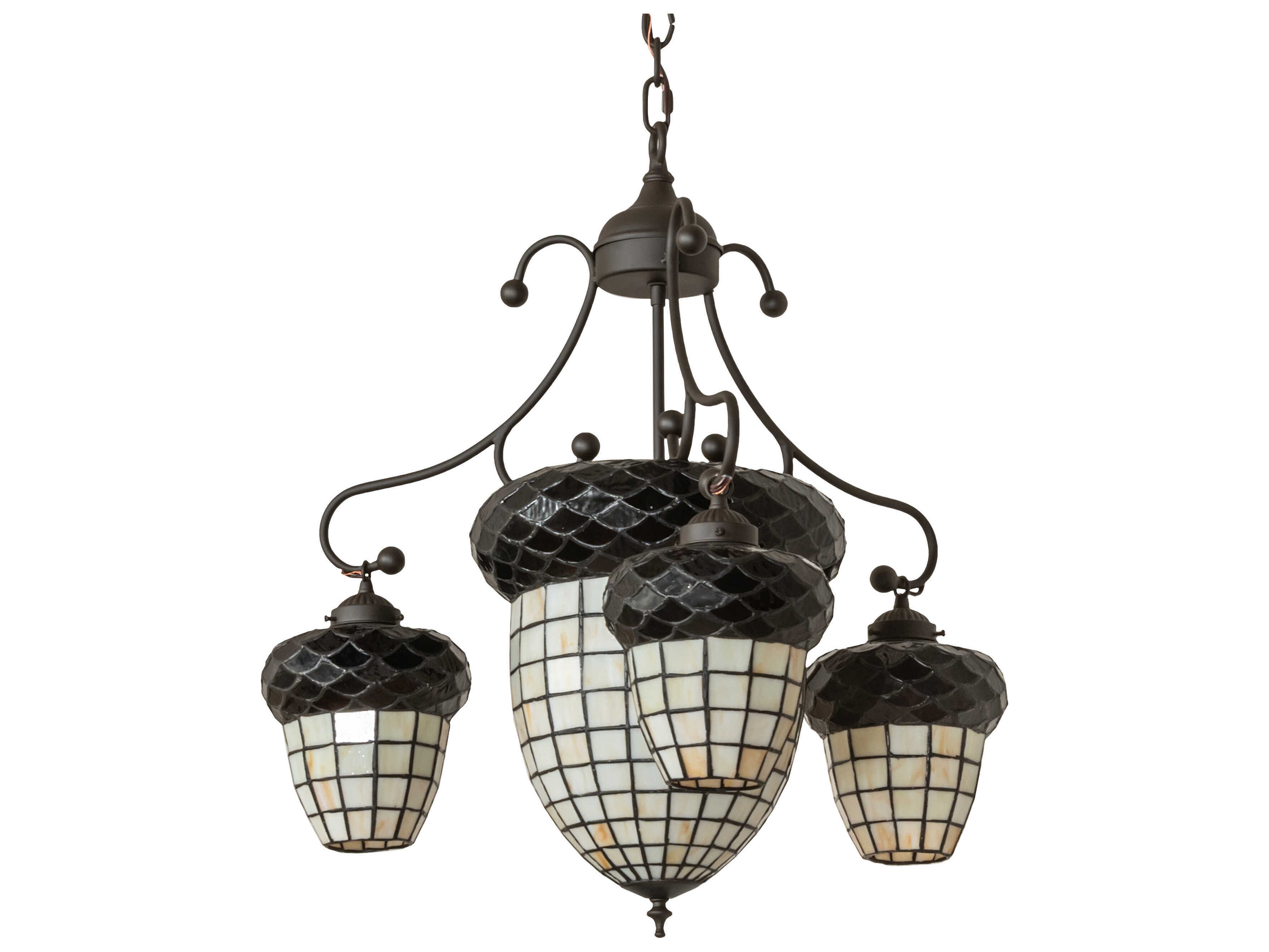 Meyda Acorn 5-Light Oil Rubbed Bronze Traditional Chandelier