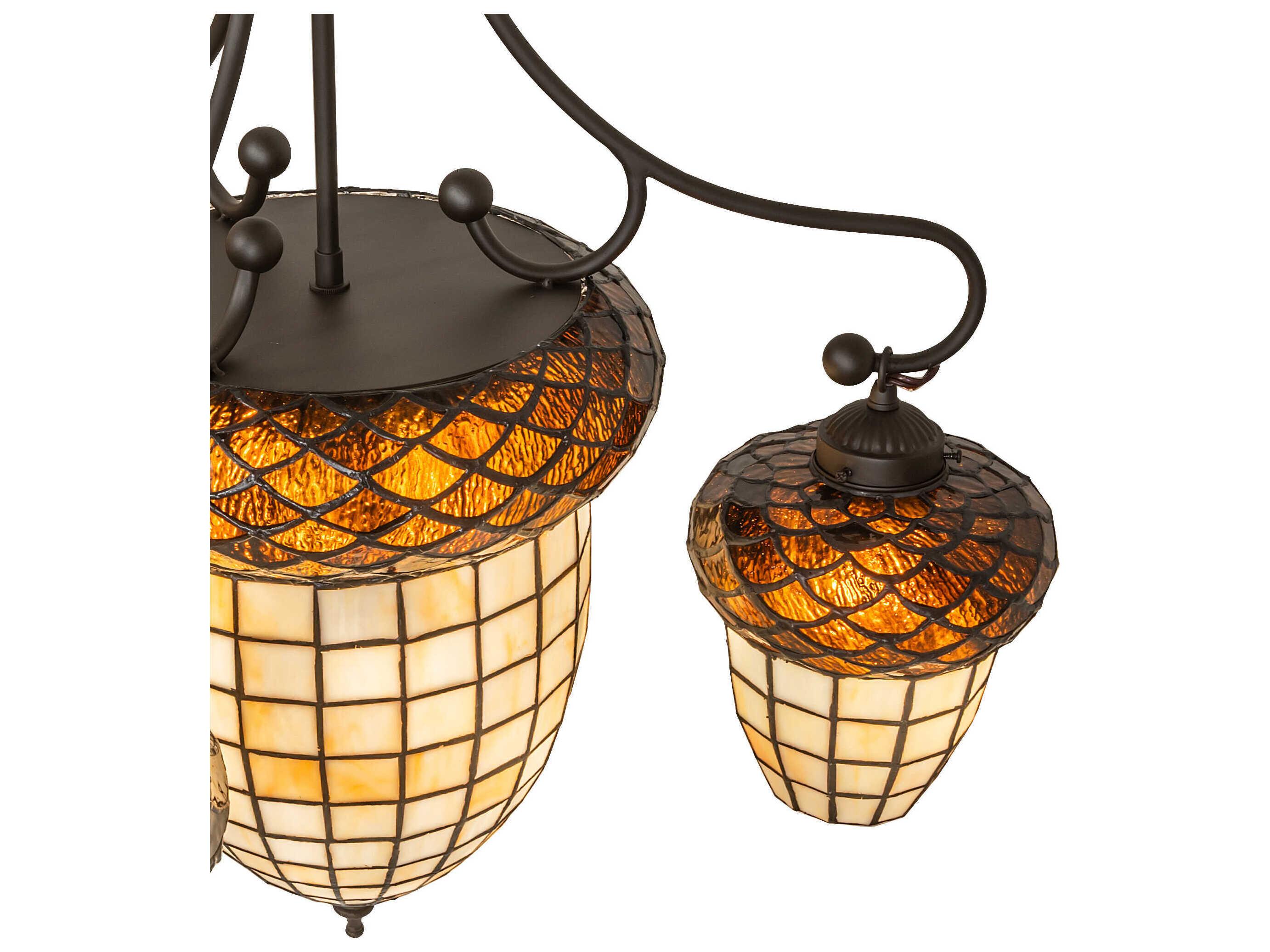 Meyda Acorn 5-Light Oil Rubbed Bronze Traditional Chandelier