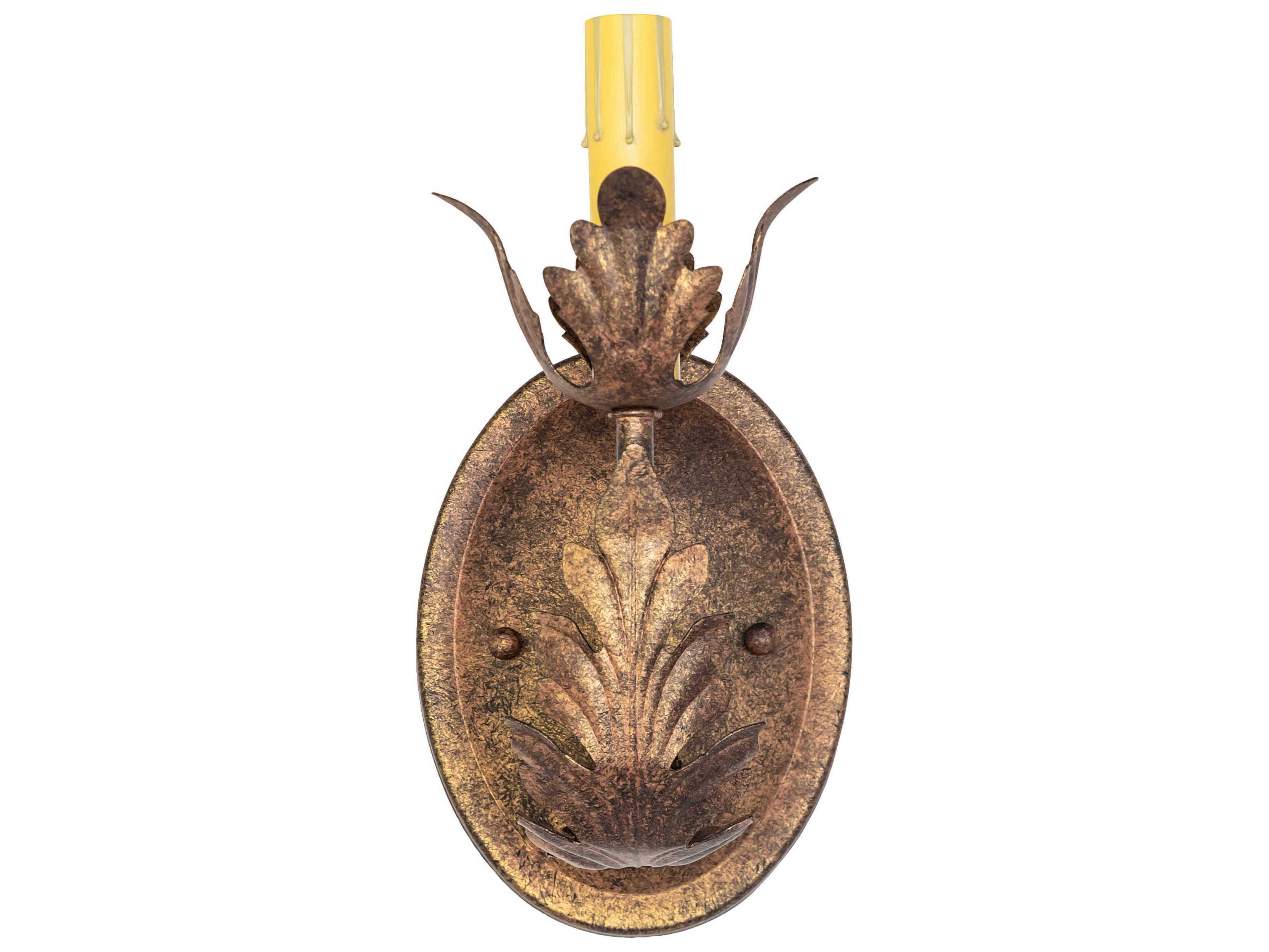 Meyda Esther 1-Light Autumn Leaf Wall Sconce