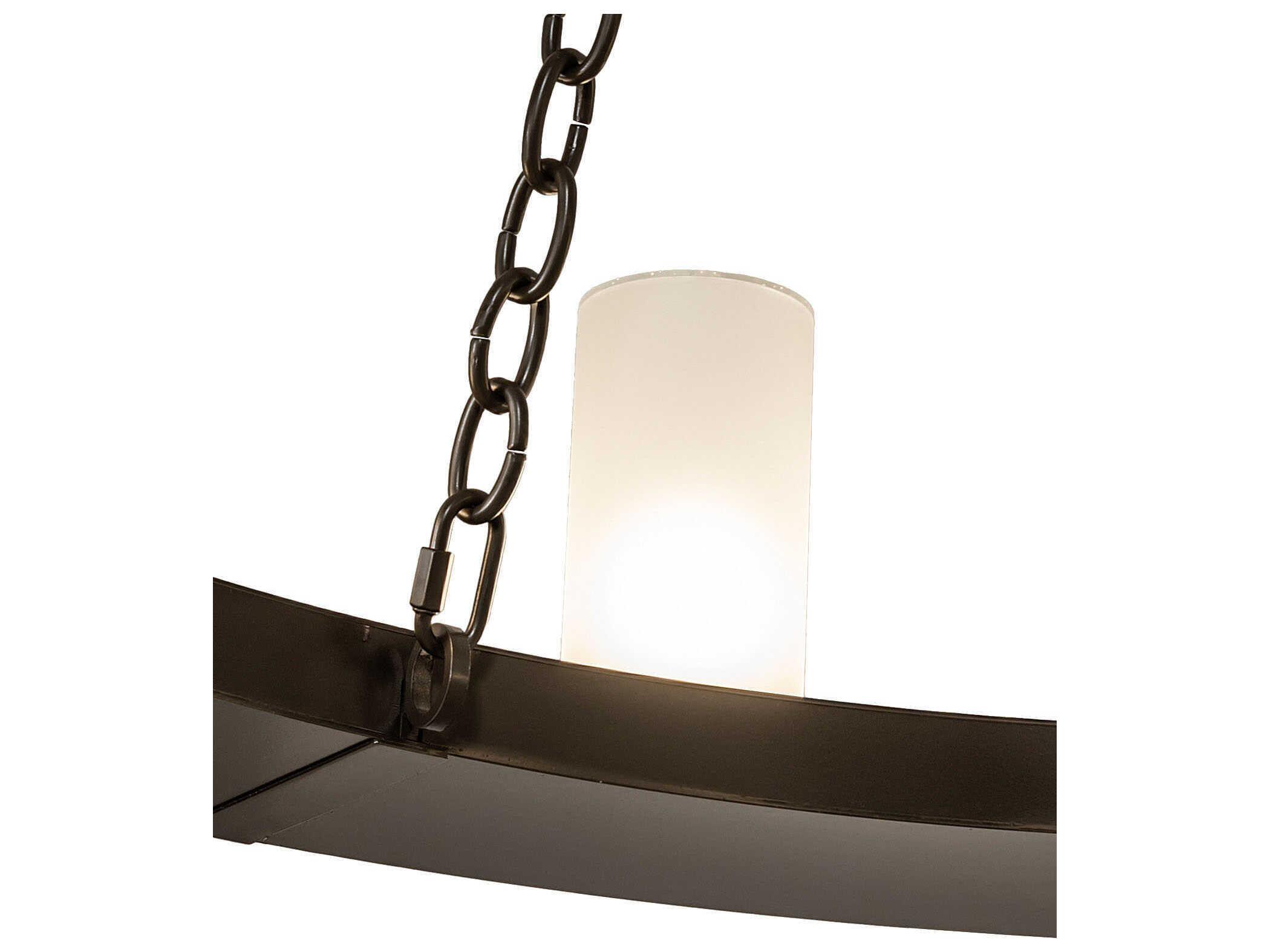 Meyda Loxley 12-Light Timeless Bronze Black Round Chandelier