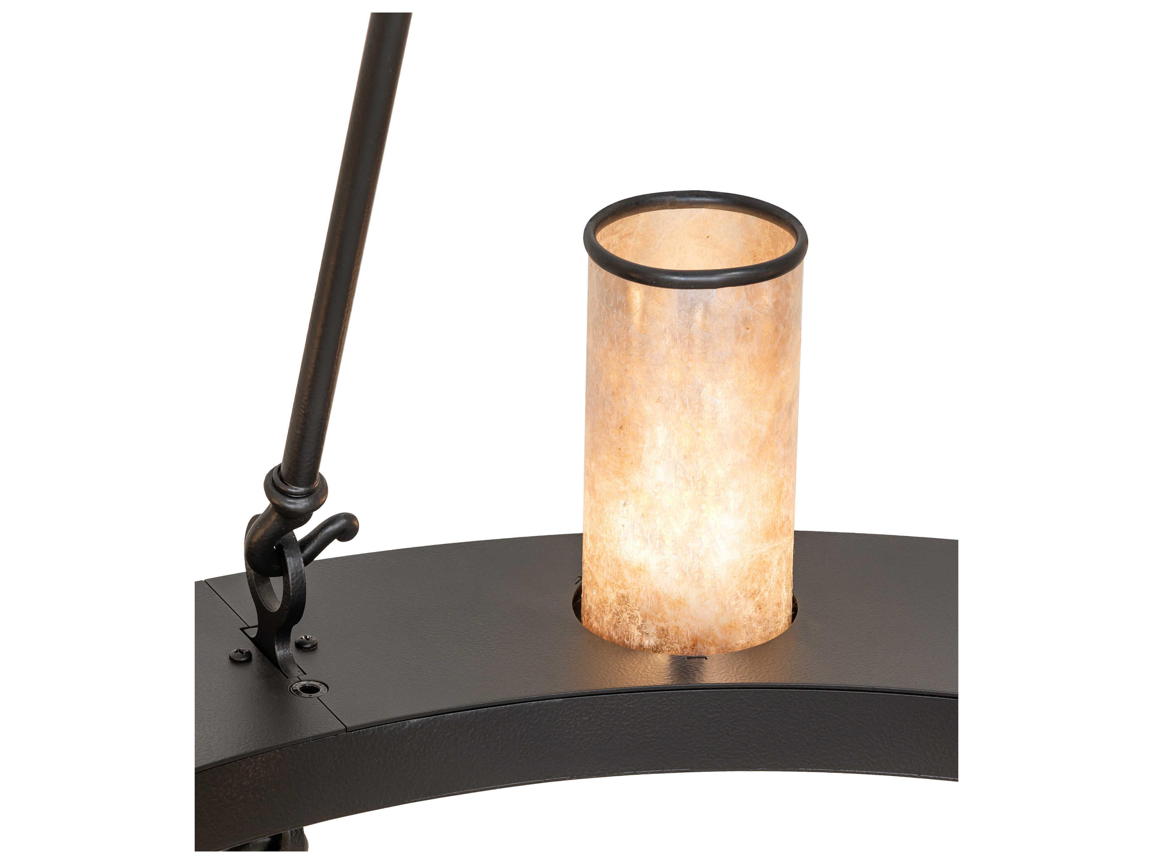 Meyda Loxley 24-Light Black Satin Wrought Iron Chandelier