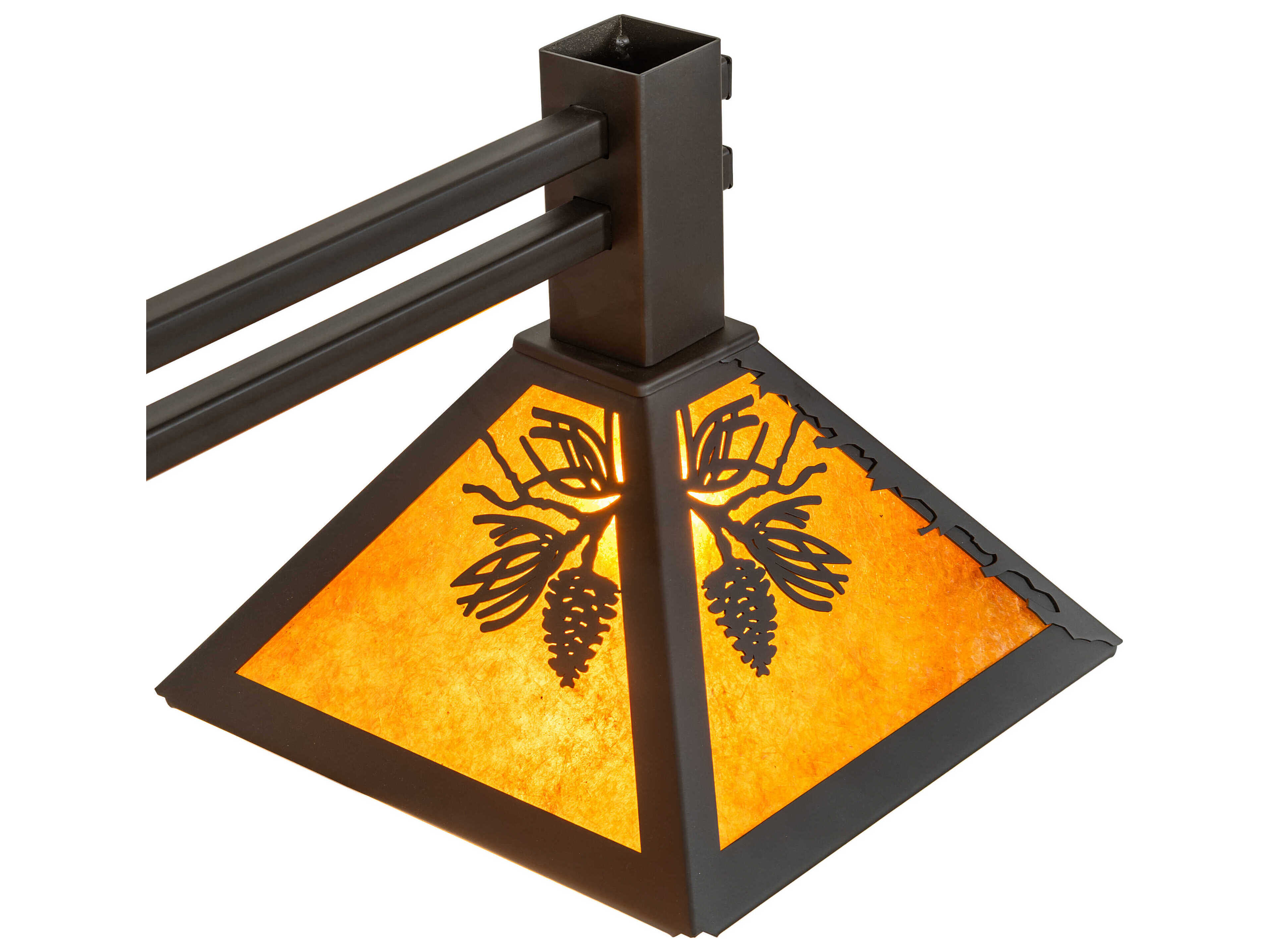 Meyda Whispering Pines 3-Light Oil Rubbed Bronze Island Pendant