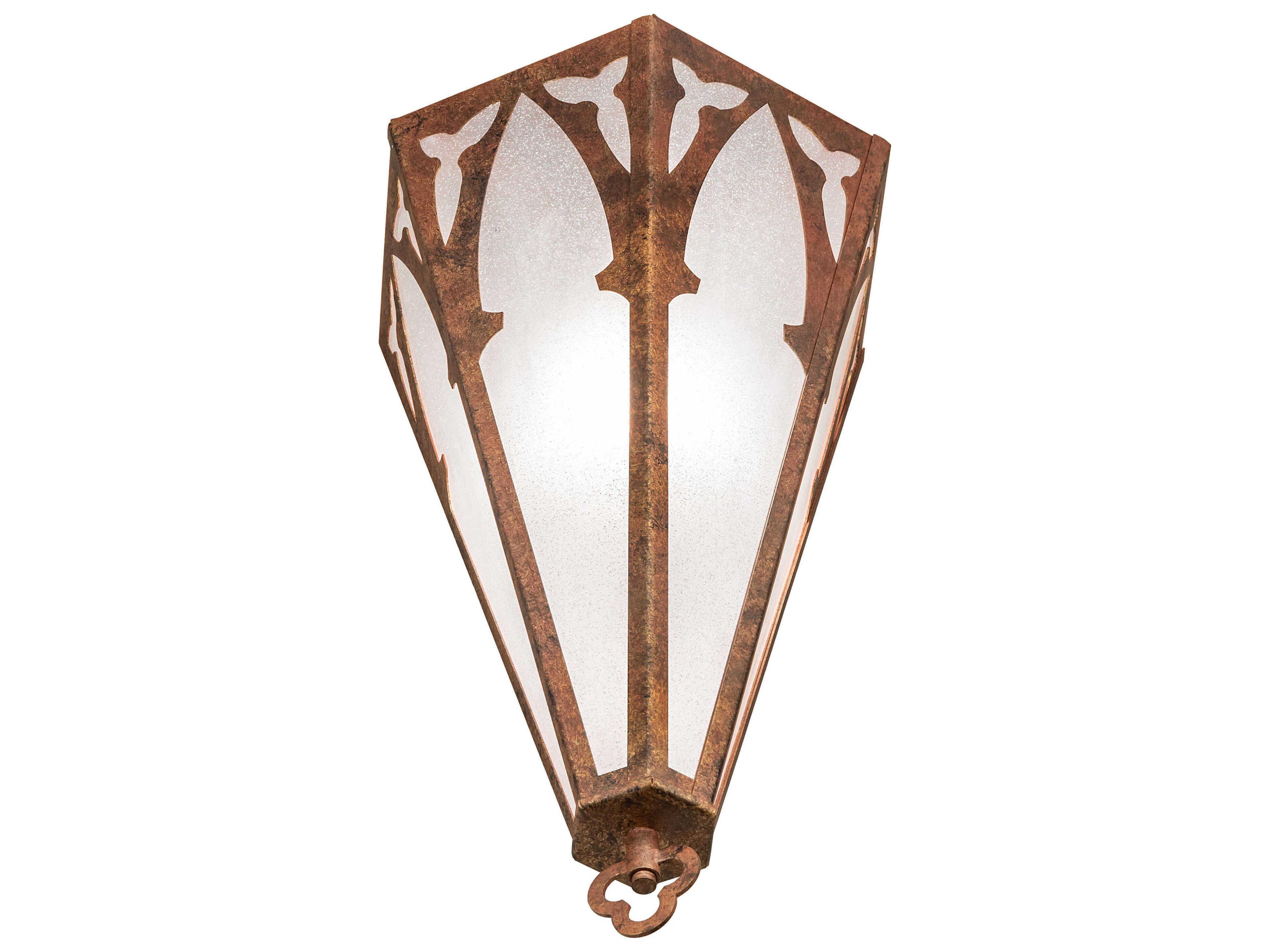 Meyda Church 1-Light Autumn Leaf Bronze Traditional Flush Mount