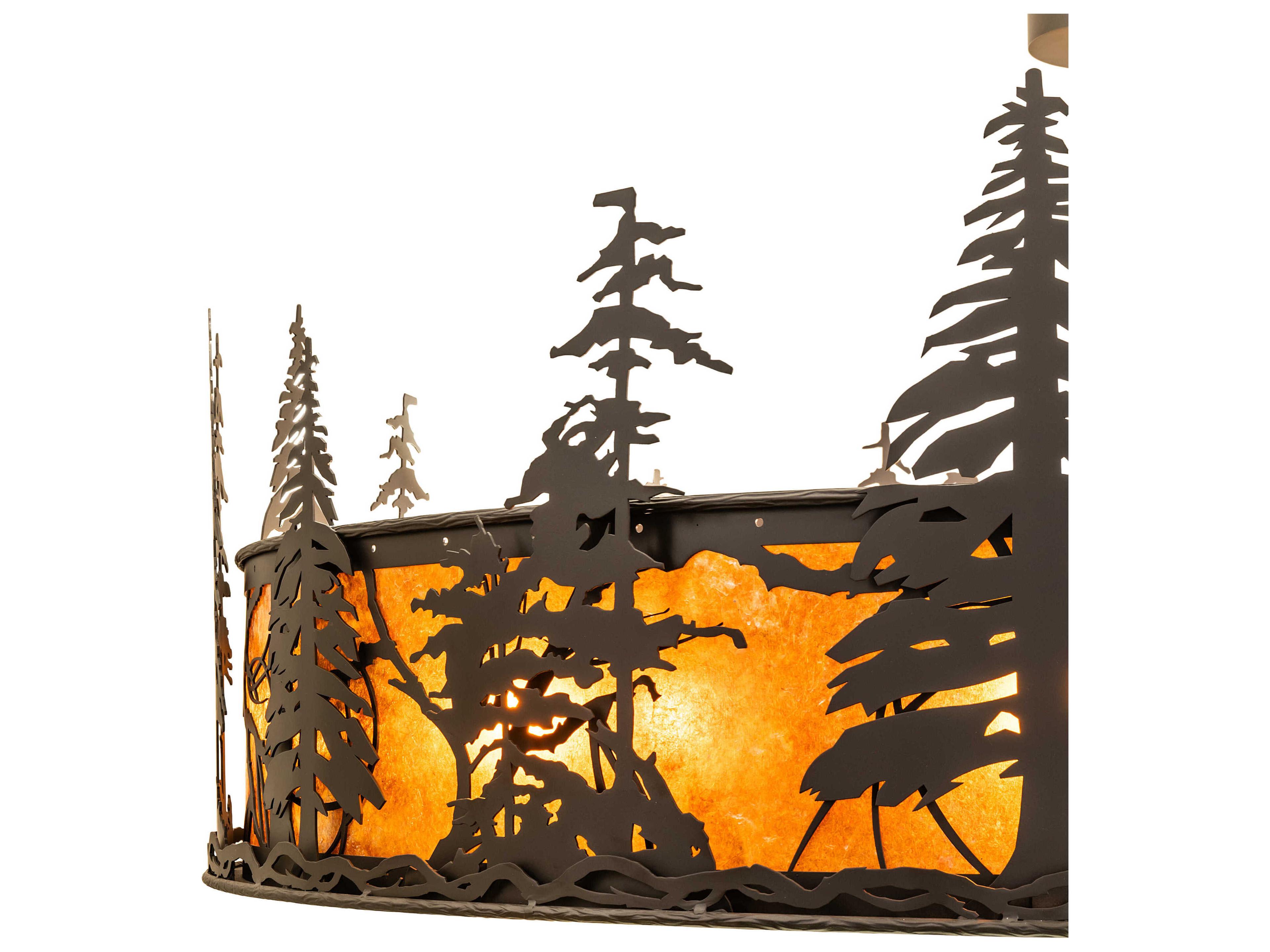 Meyda Tall Pines 55" Ceiling Fan