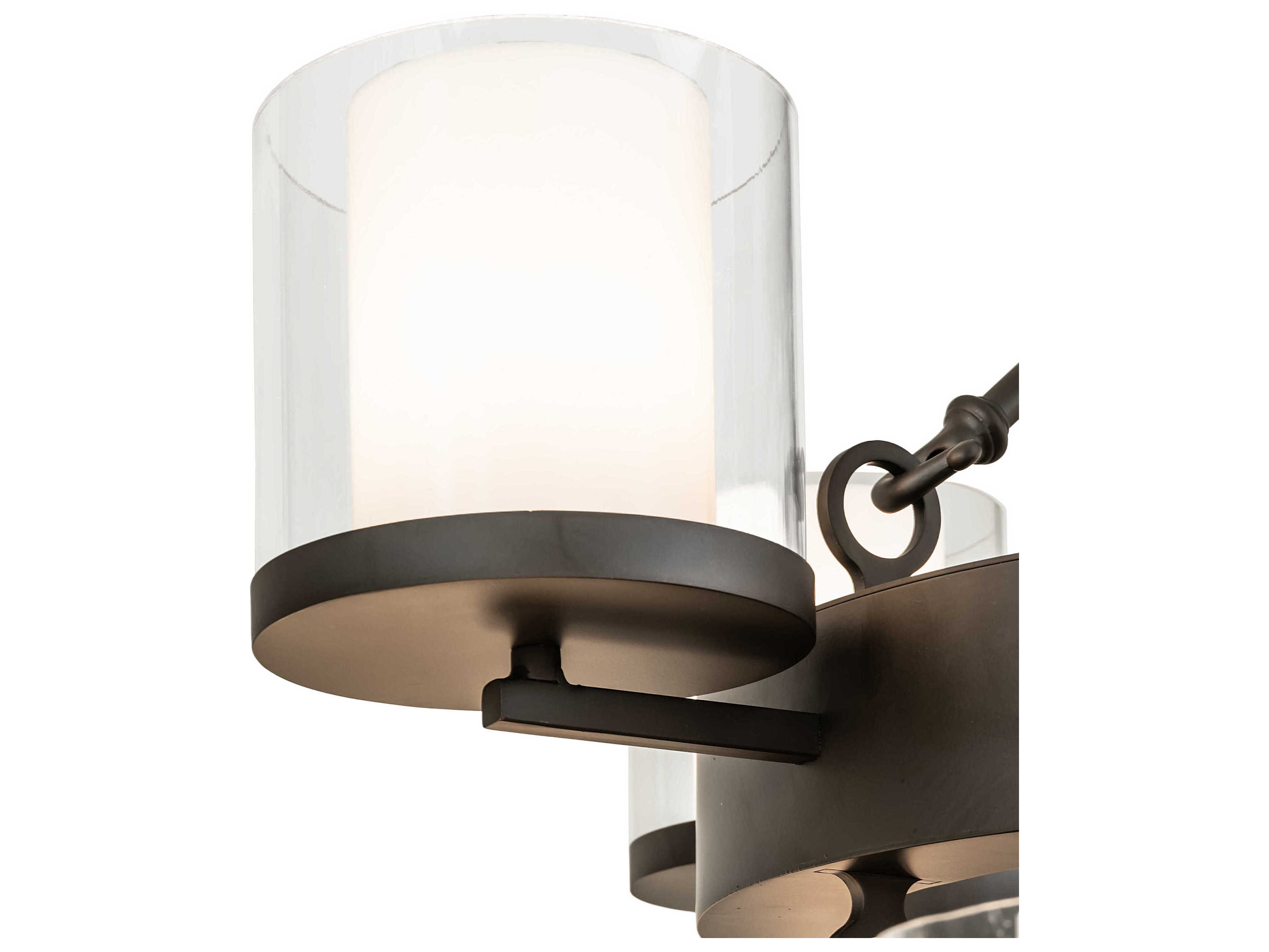 Meyda Noziroh Ring 16-Light Oil Rubbed Bronze Cylinder Tiered Chandelier