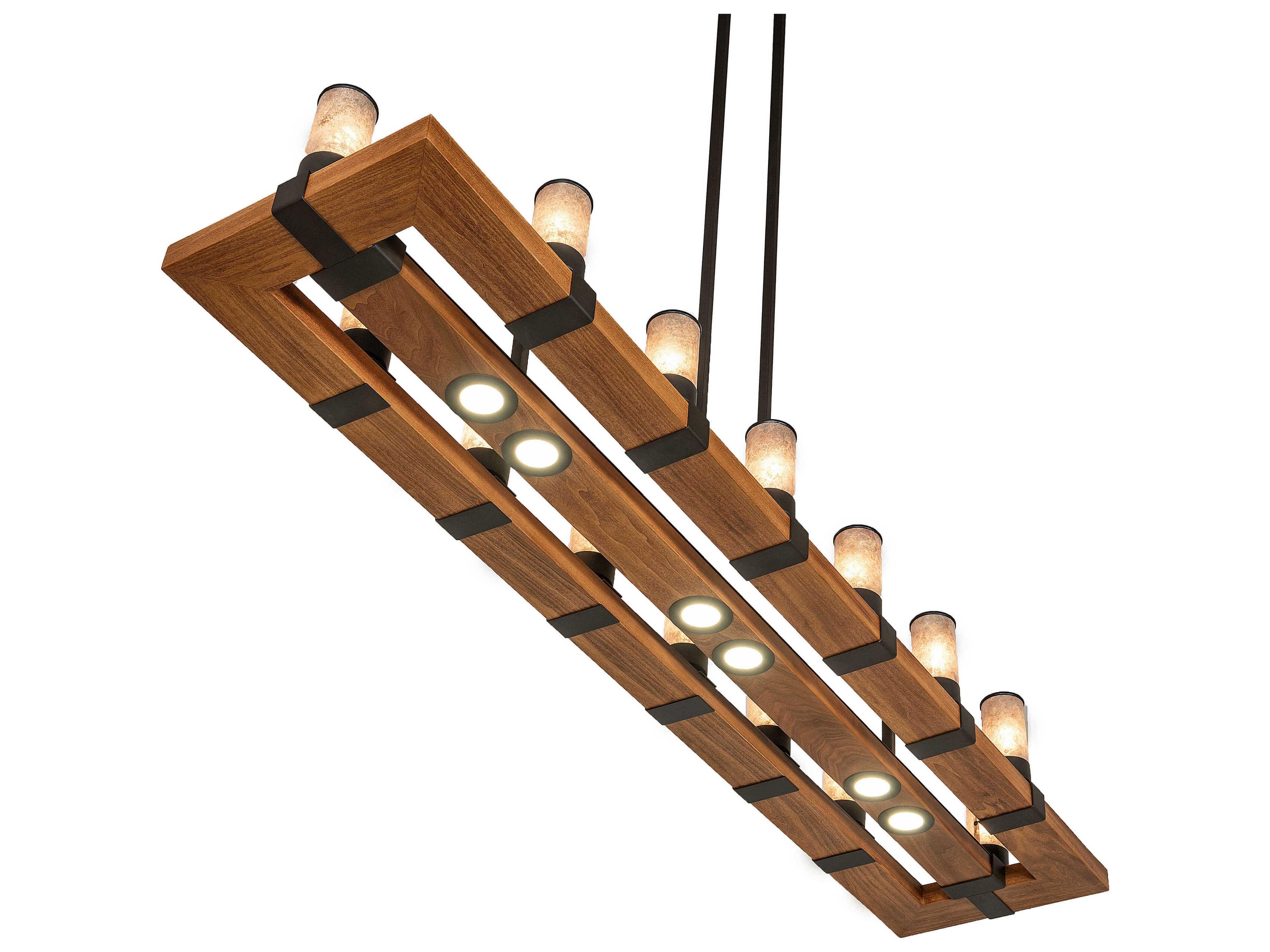 Meyda Grand Terrace 14-Light Oil Rubbed Bronze English Chestnut Island Pendant