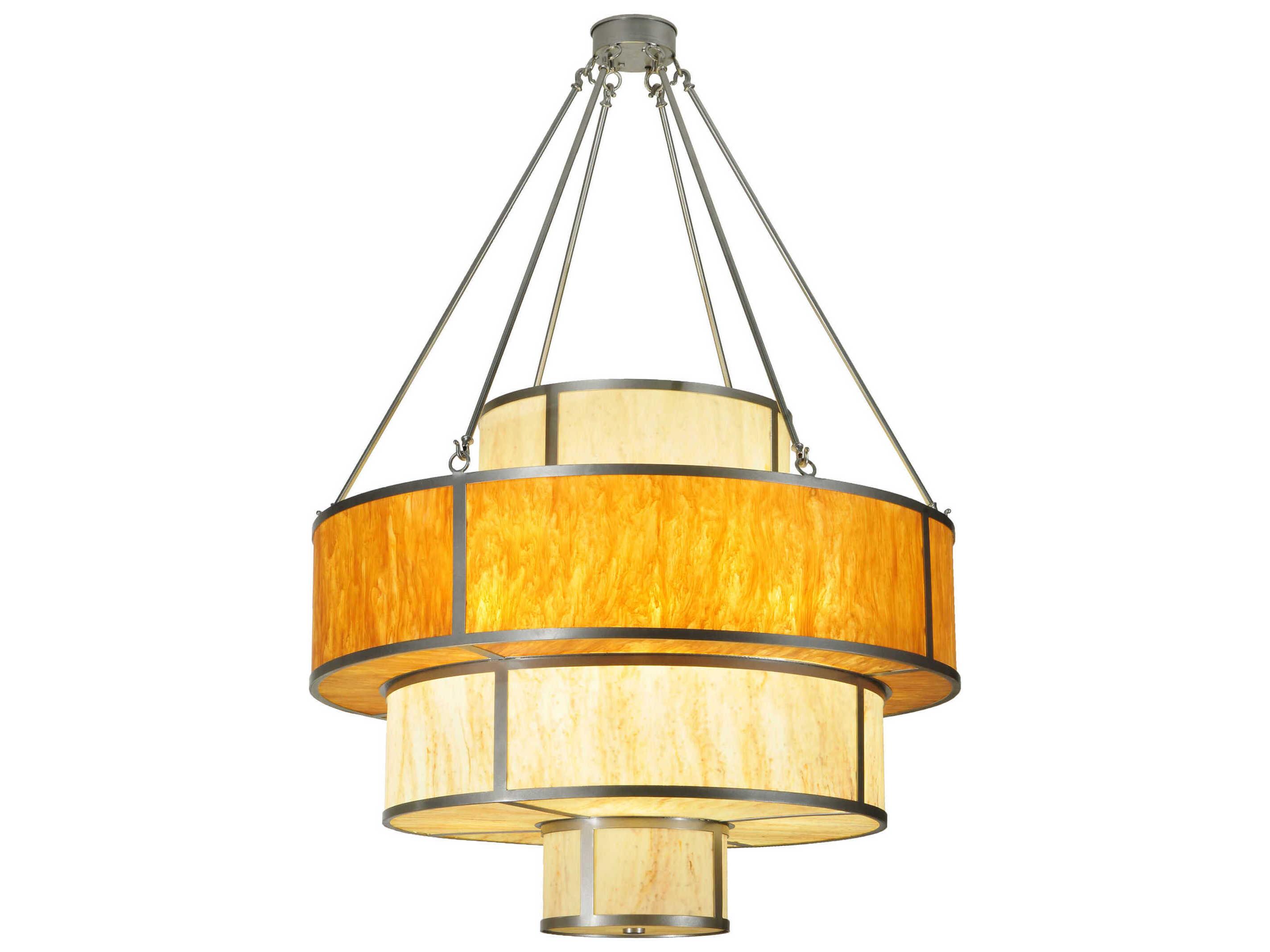 Meyda Jayne 12-Light Nickel Pendant