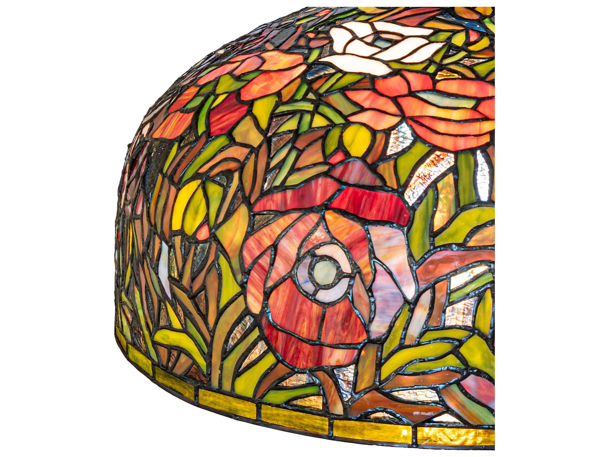 Meyda Poppy Stained Glass Shade