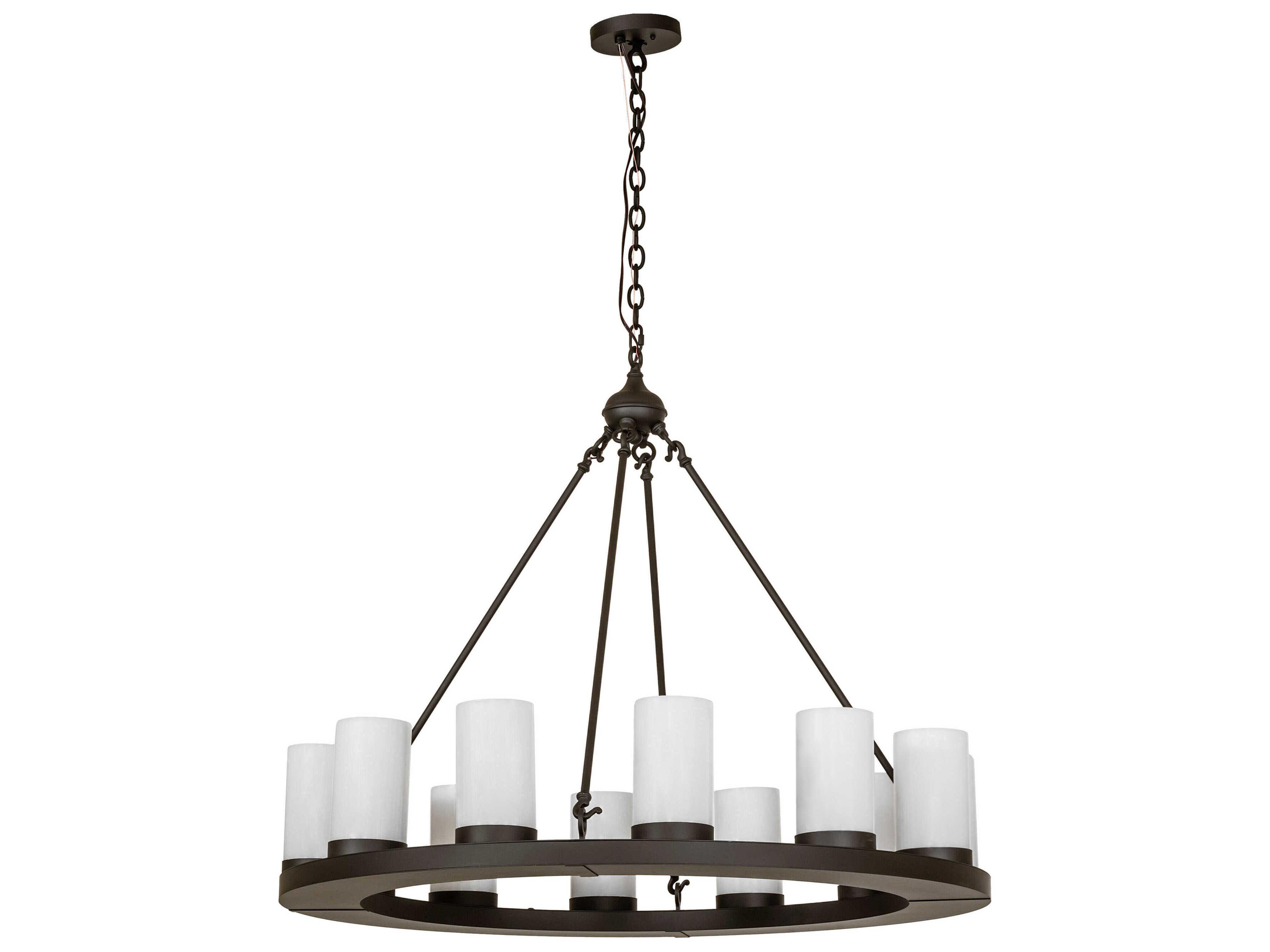 Meyda Loxley 12-Light Oil Rubbed Bronze Chandelier