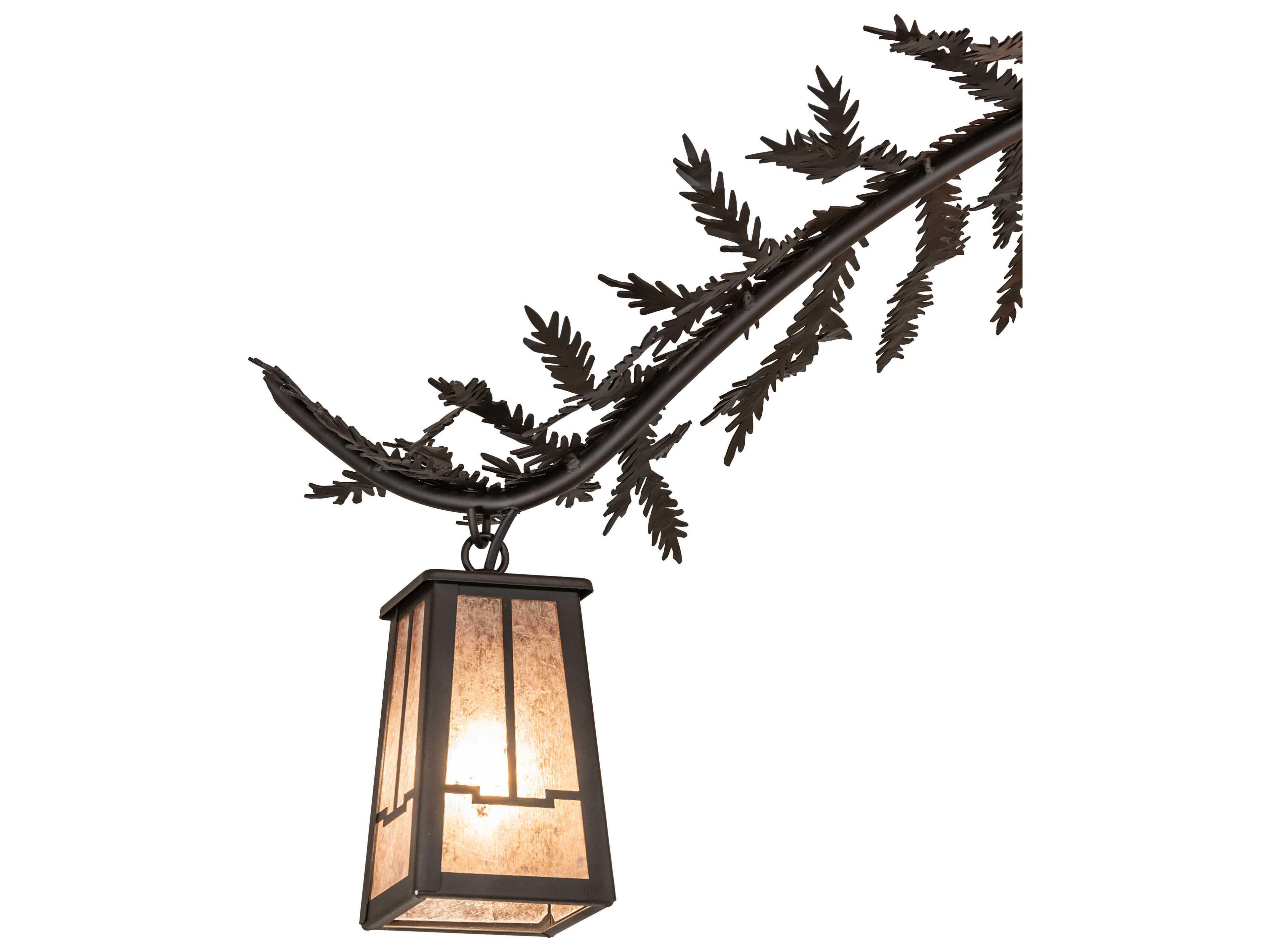 Meyda Pine Branch 12-Light Oil Rubbed Bronze Chandelier