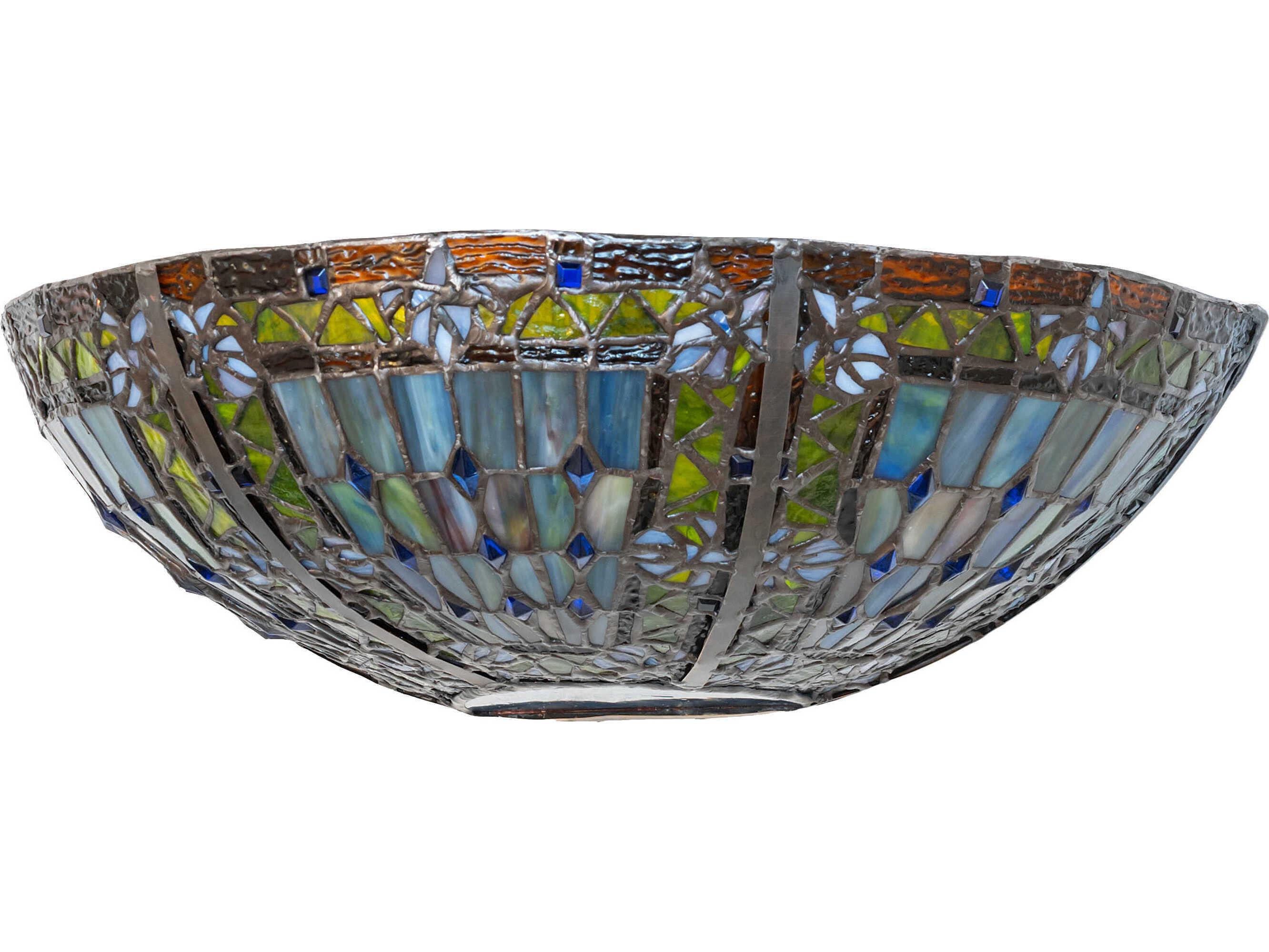 Meyda Fleur-De-Lis 2-Light Mahogany Bronze Traditional Wall Sconce