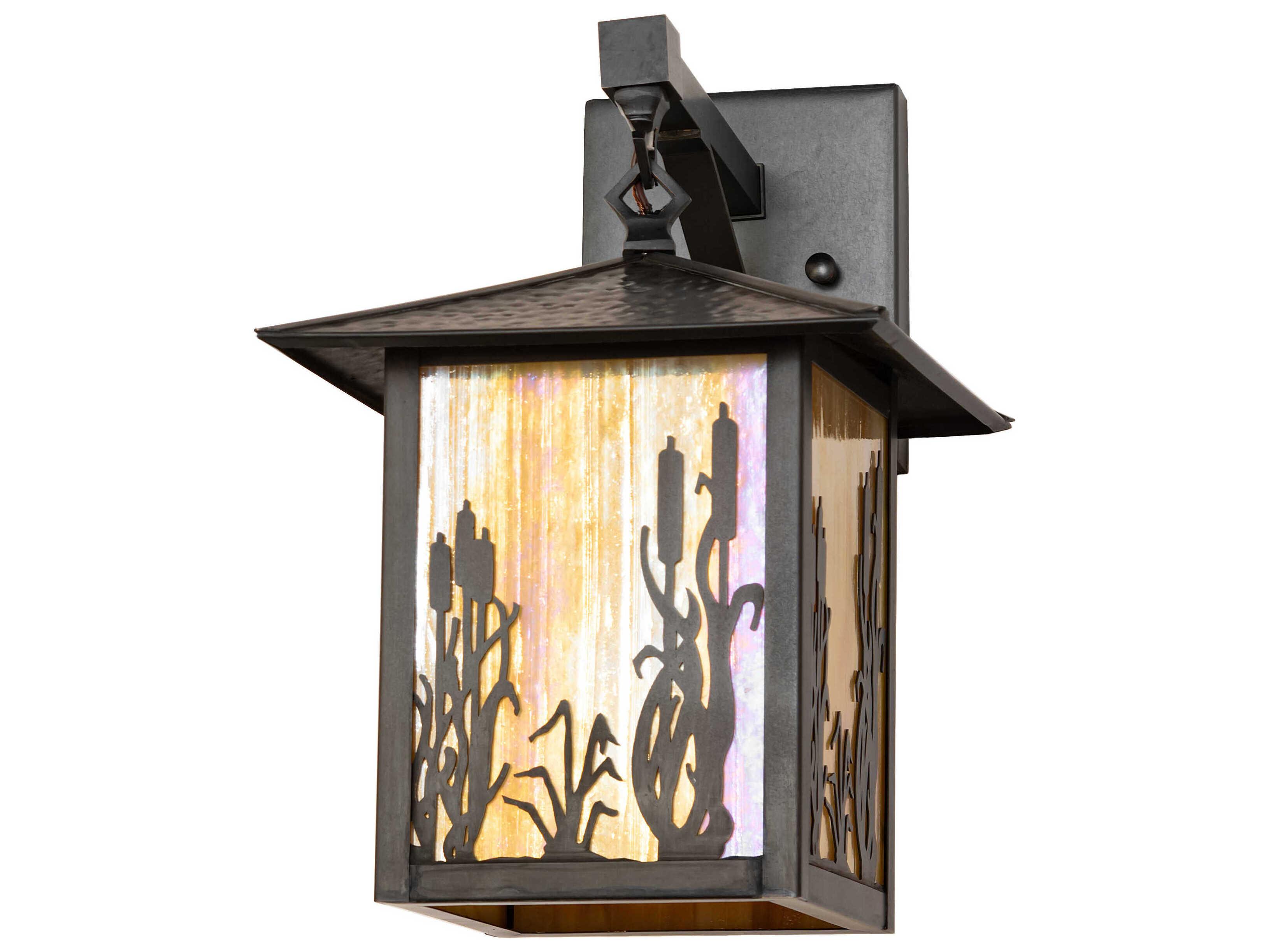 Meyda Reeds And Cattails 1-Light Outdoor Wall Light