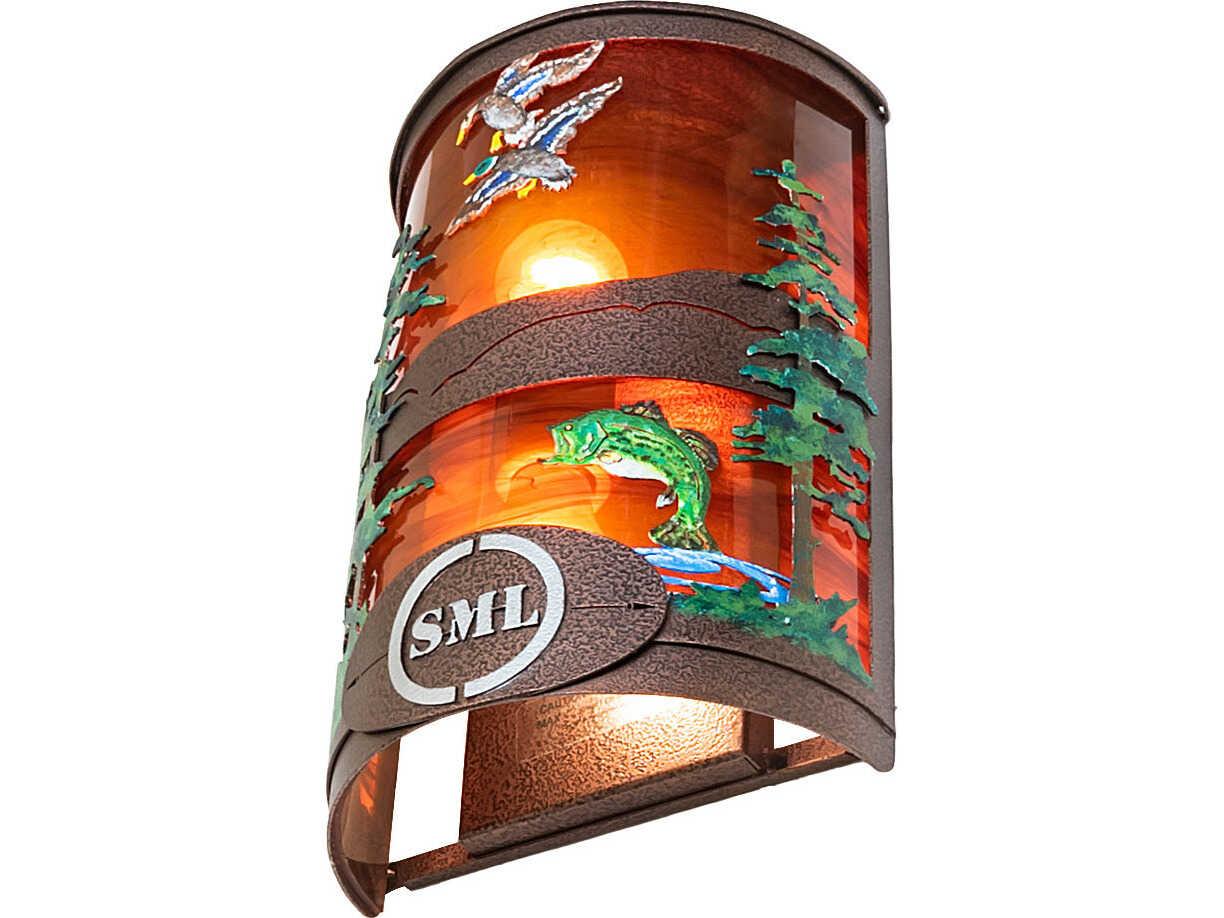 Meyda Personalized 2-Light Maduro Idalight Copper Wall Sconce
