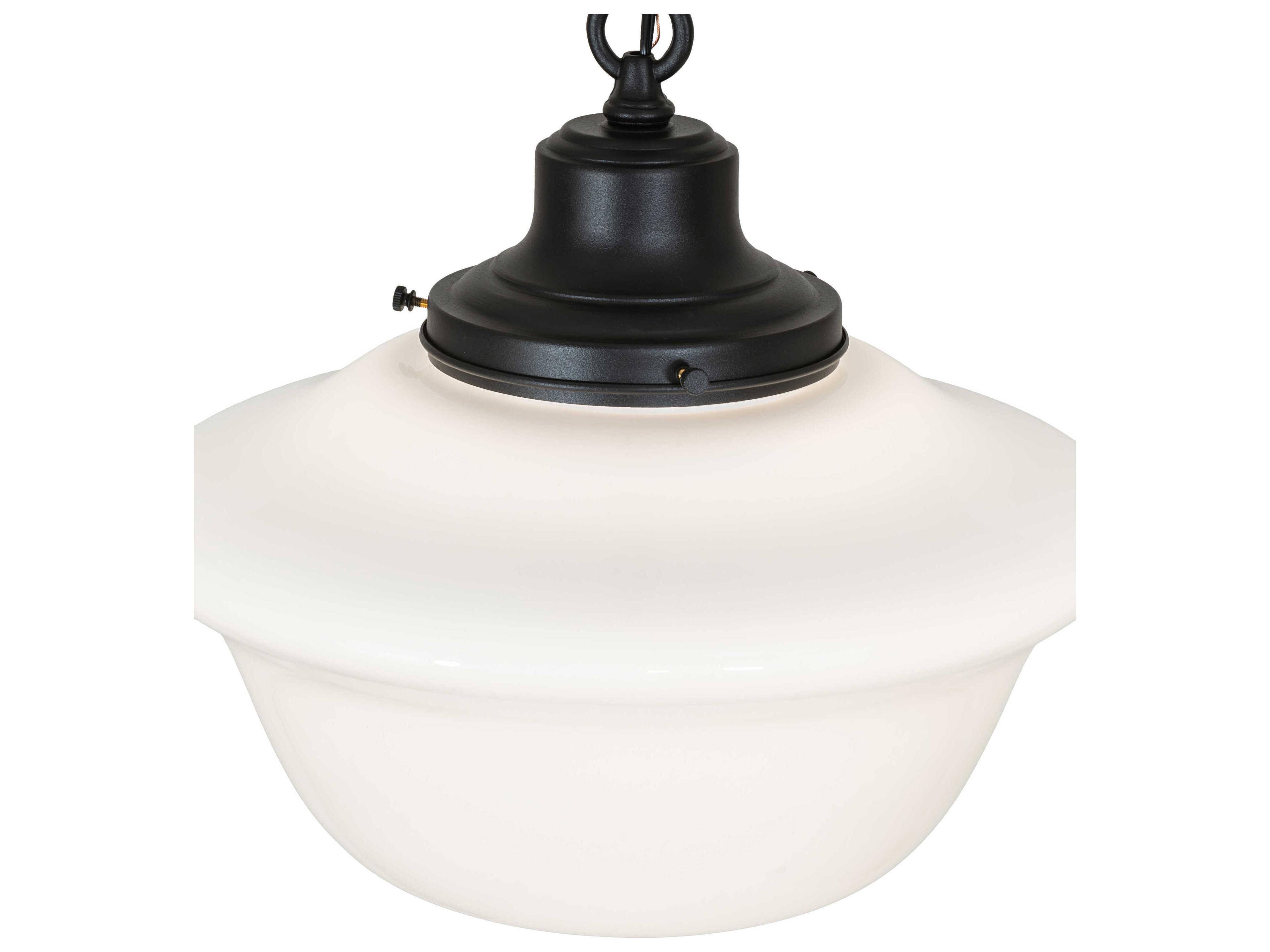 Meyda Revival 1-Light Craftsman Brown Pendant