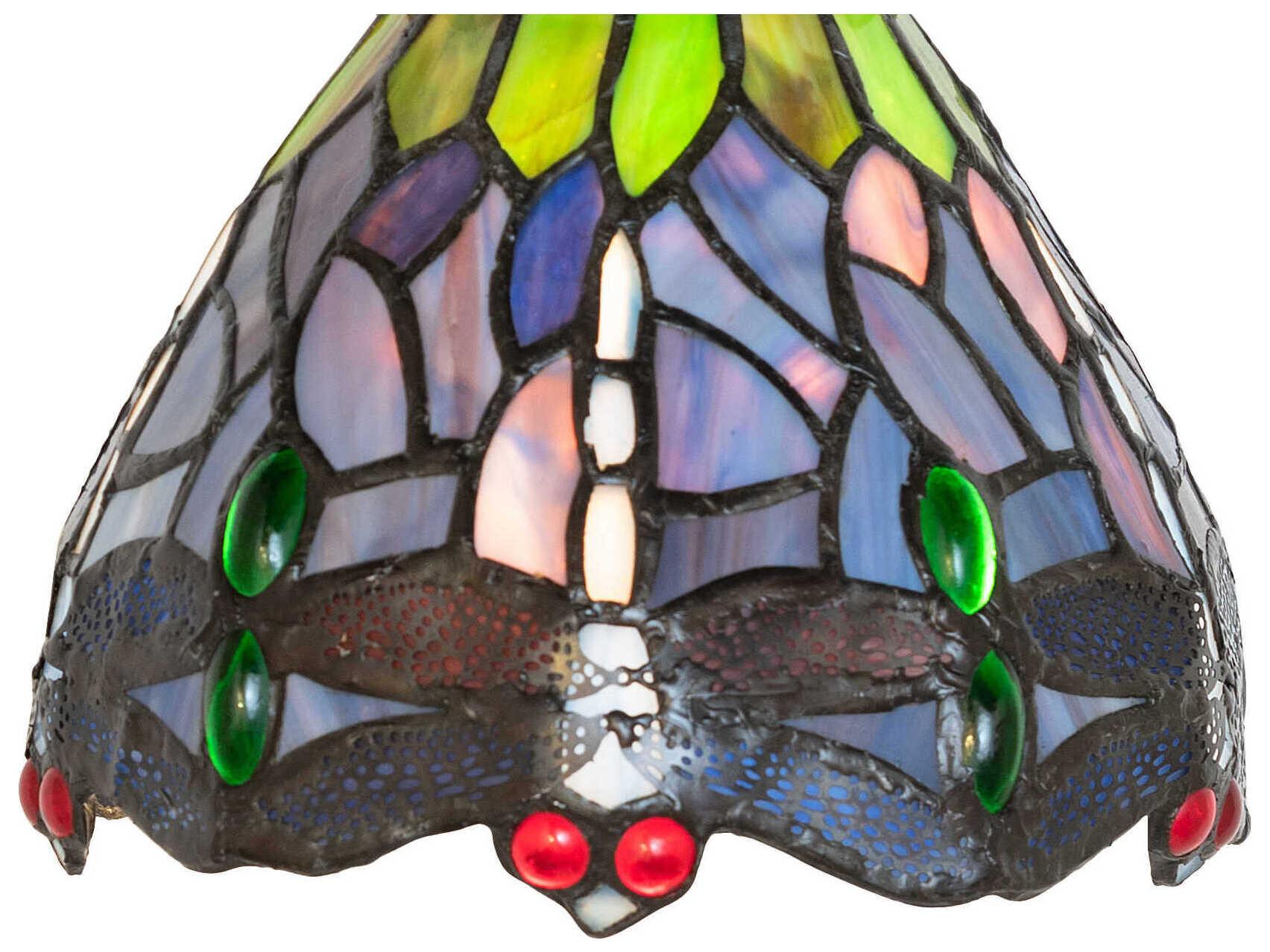 Meyda Tiffany Hanginghead Dragonfly 1-Light Mahogany Bronze Traditional Wall Sconce