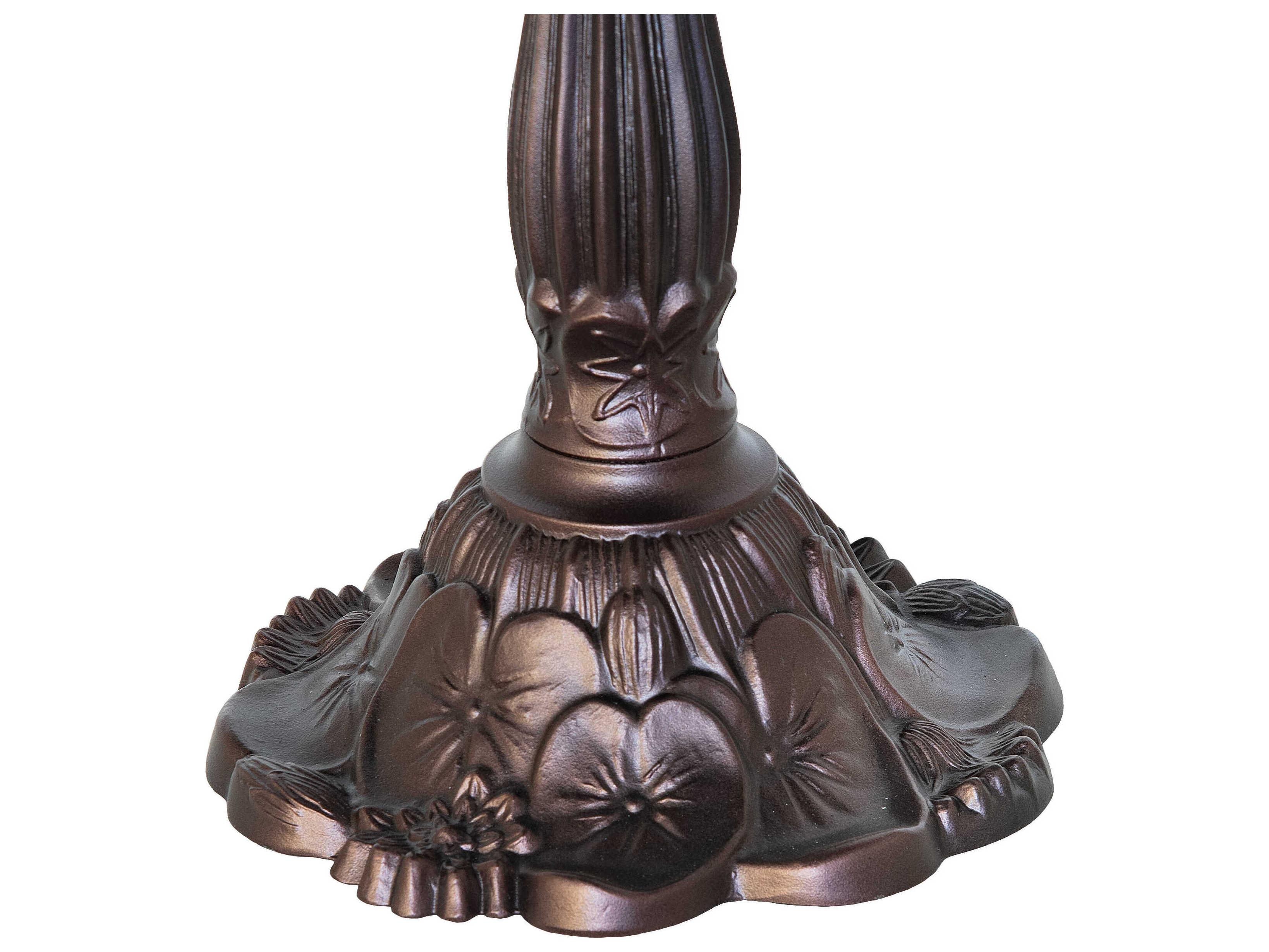 Meyda Lily Mahogany Bronze Buffet Lamp
