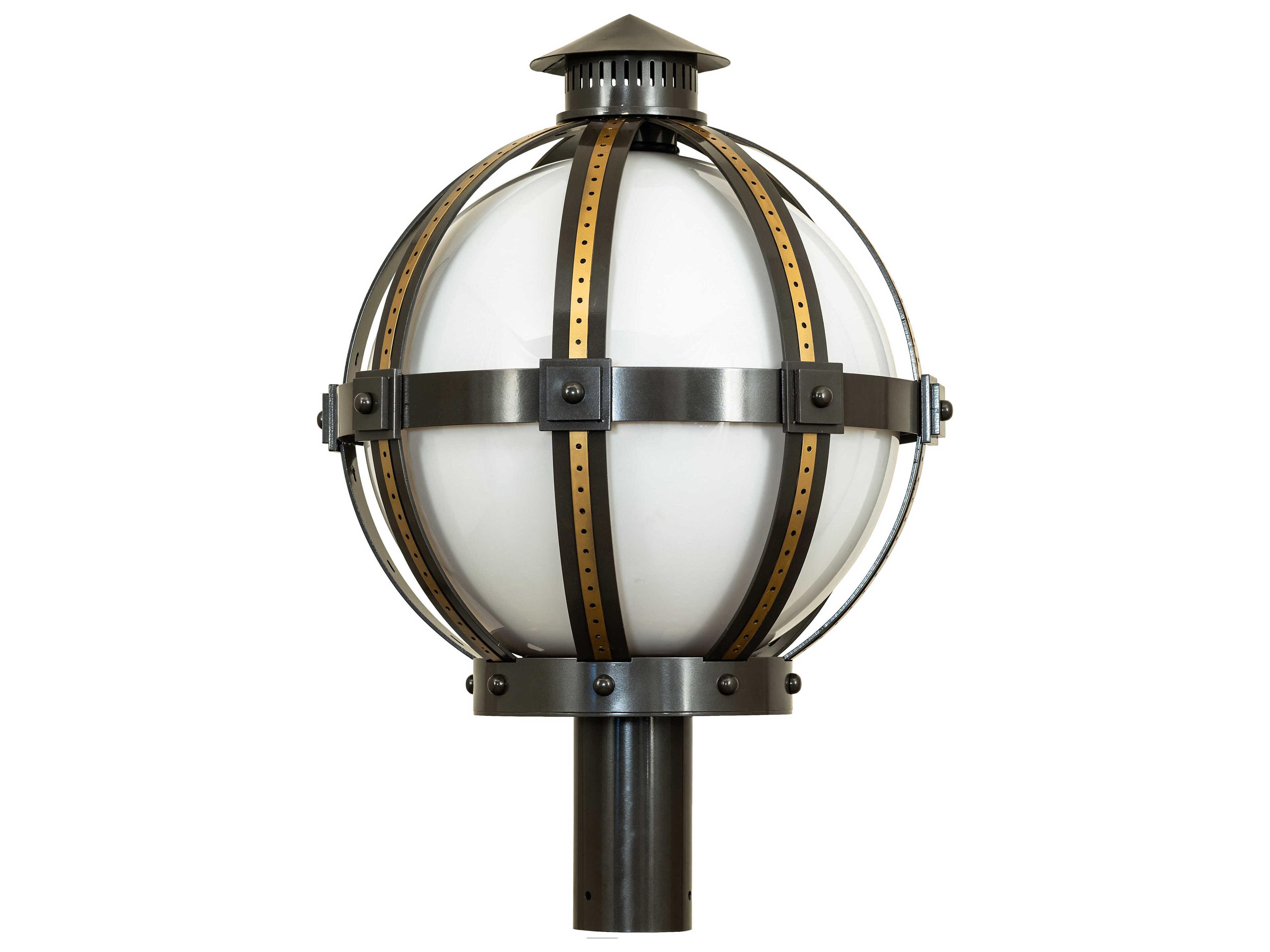 Meyda Orbital 1-Light Outdoor Post Light