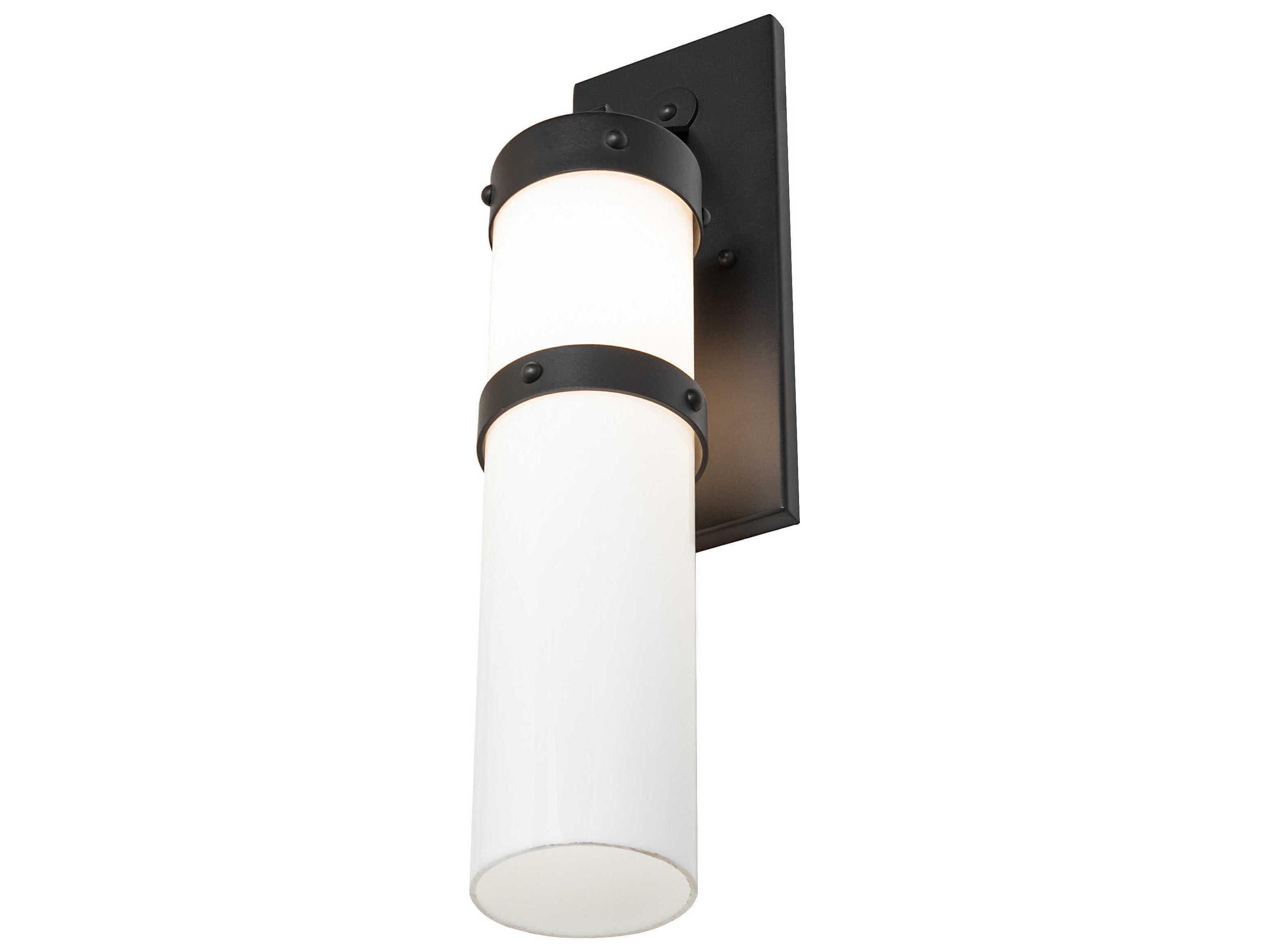 Meyda Parker 1-Light Wrought Iron Black Wall Sconce