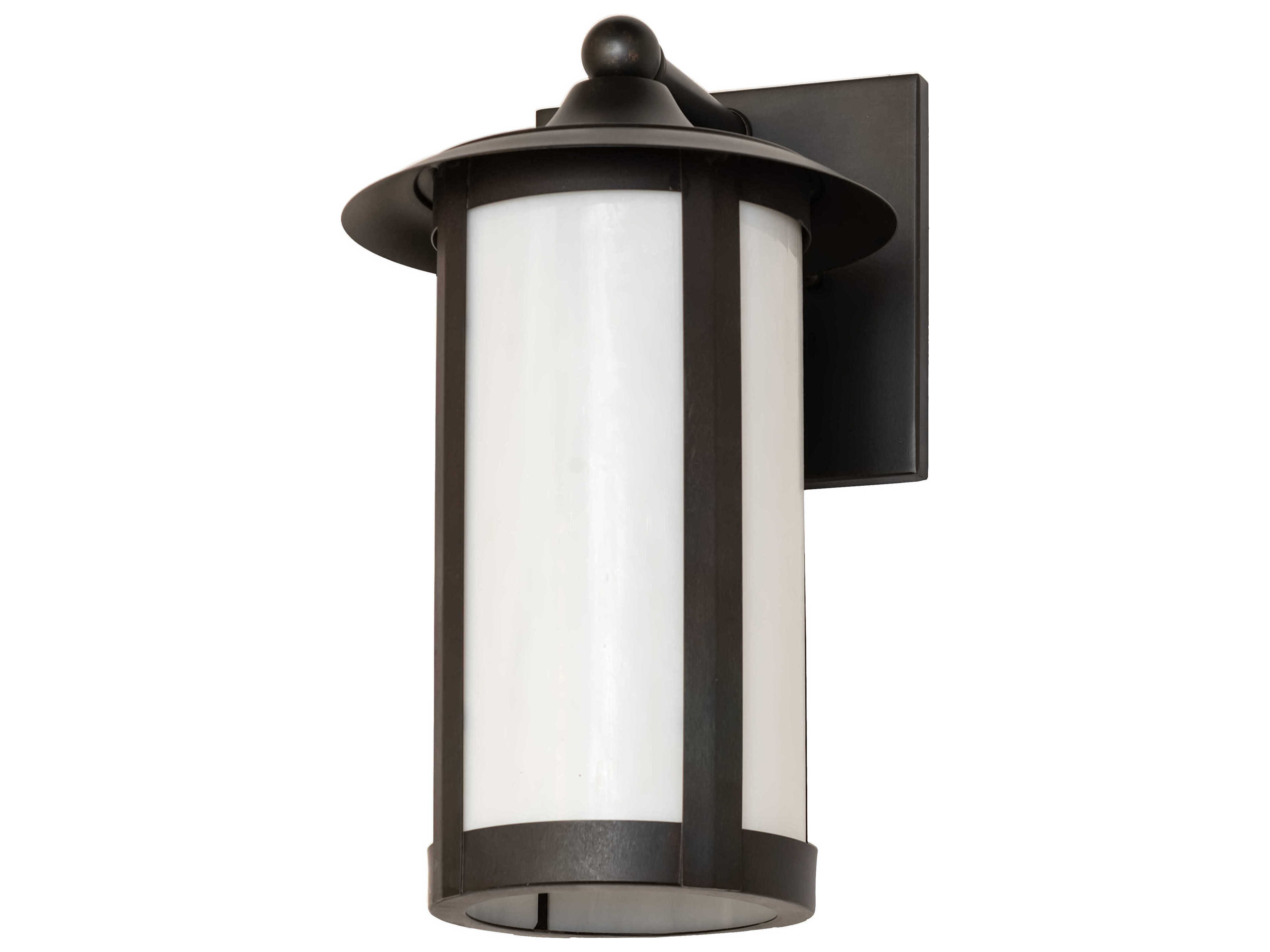 Meyda Fulton 1-Light Black Patina Outdoor Wall Light