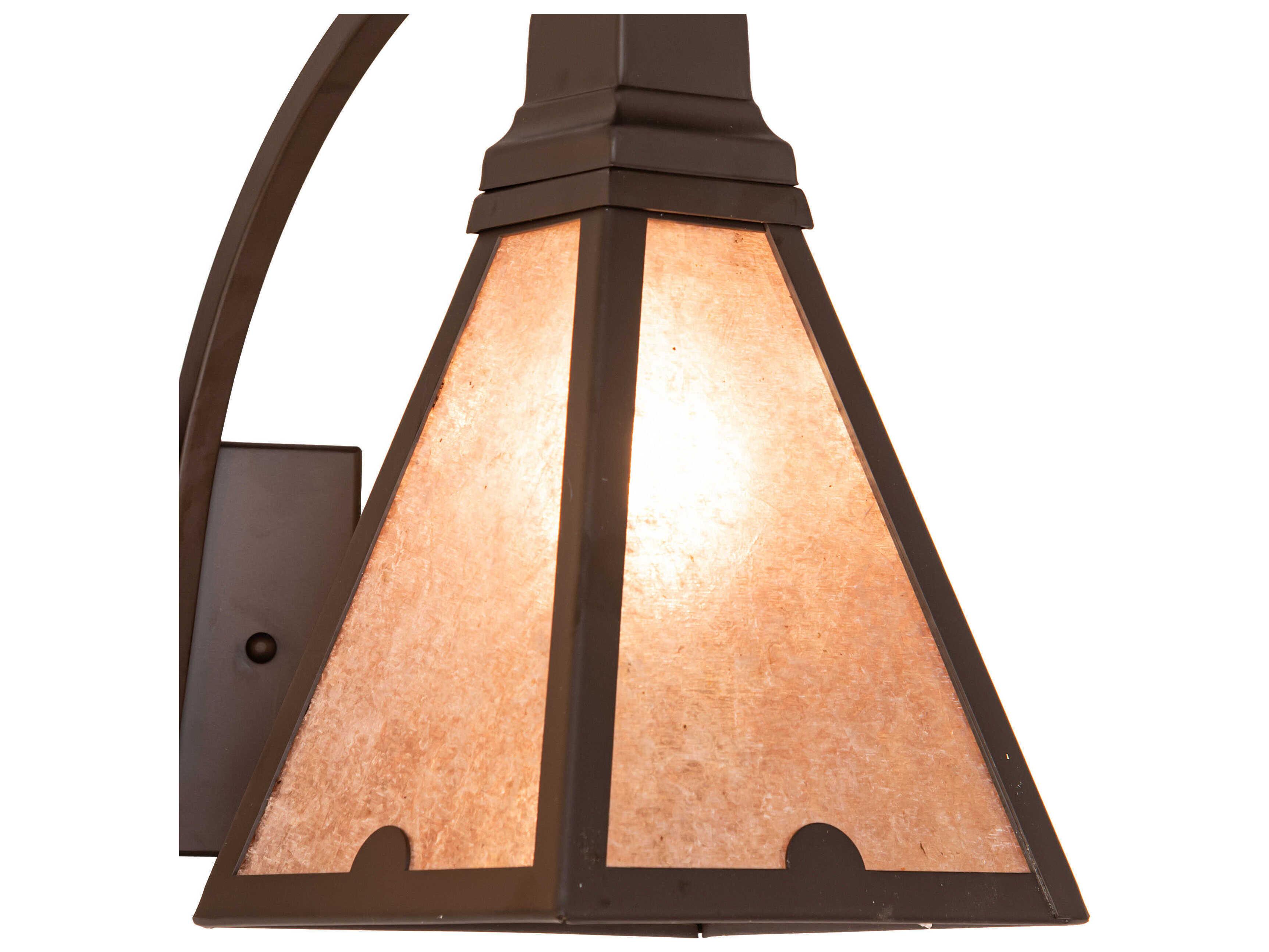 Meyda Arnage 2-Light Oil Rubbed Bronze Traditional Wall Sconce