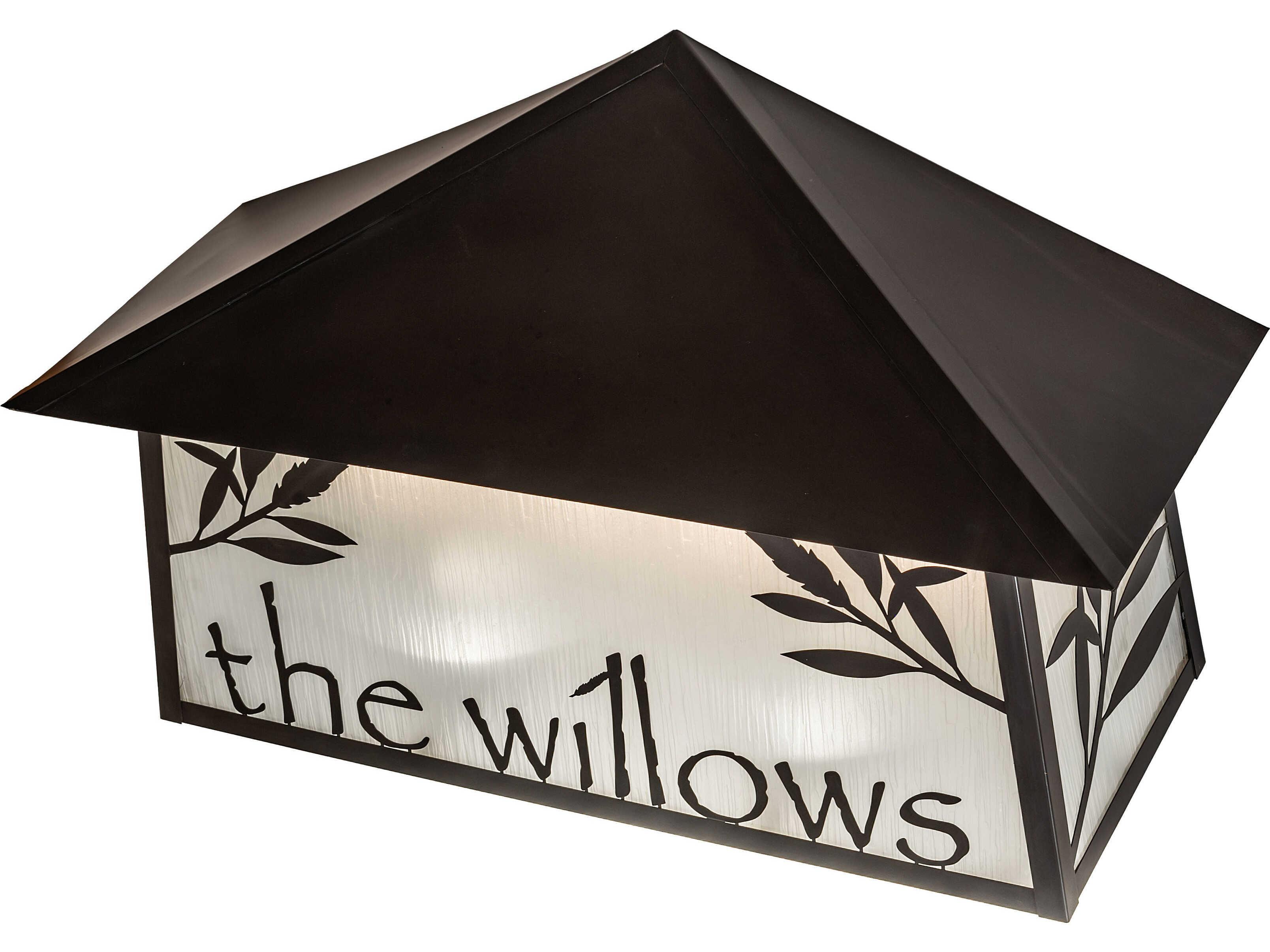 Meyda Personalized 4-Light Outdoor Wall Light