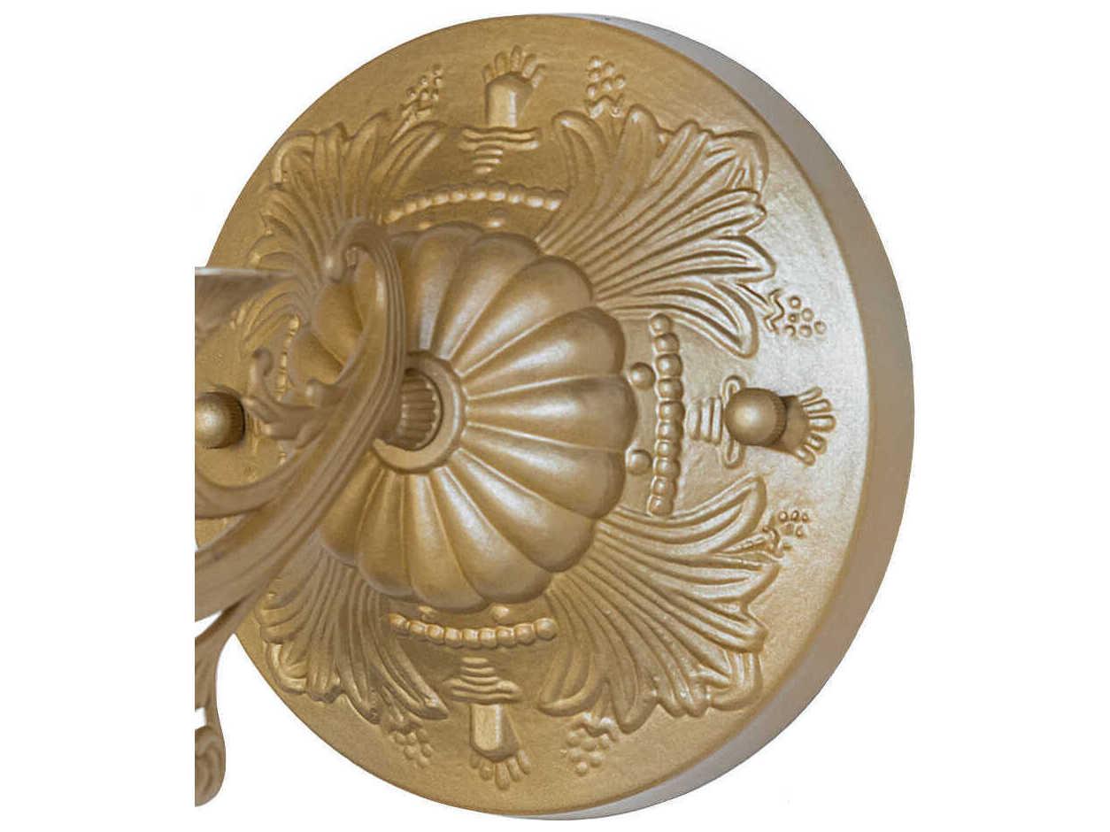 Meyda Victorian 1-Light Sahara Gold Traditional Wall Sconce