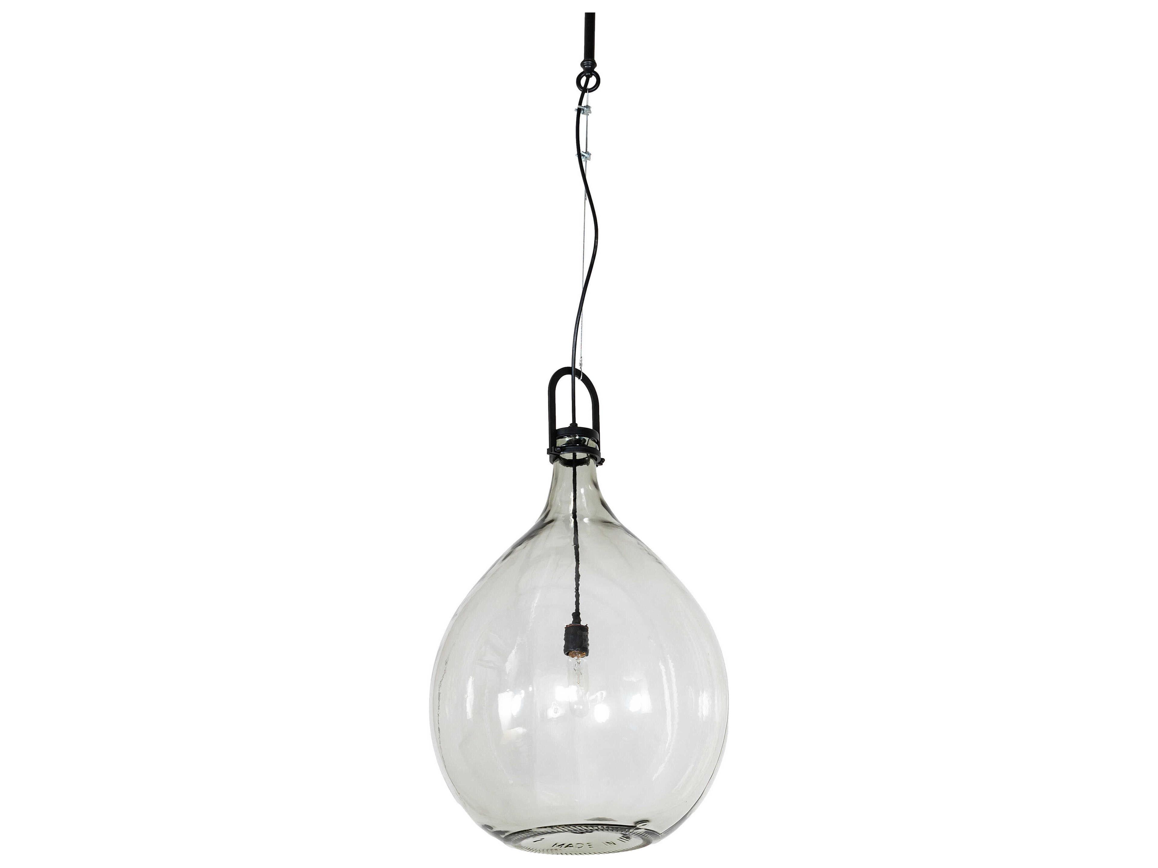 Meyda Euri Tanta 1-Light Textured Black Pendant