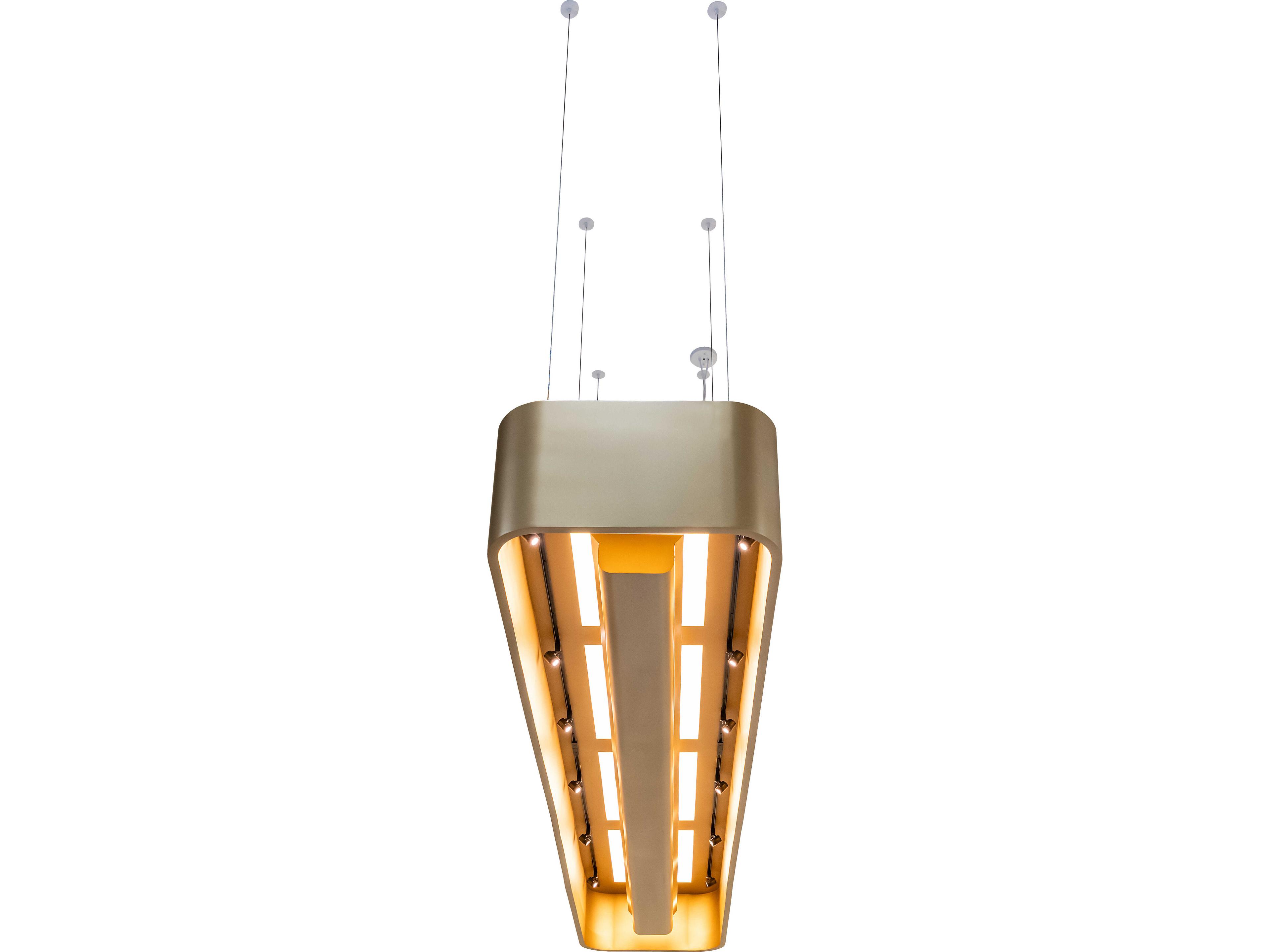 Meyda Betheim Statuario Idalight Gold Linear Island Pendant