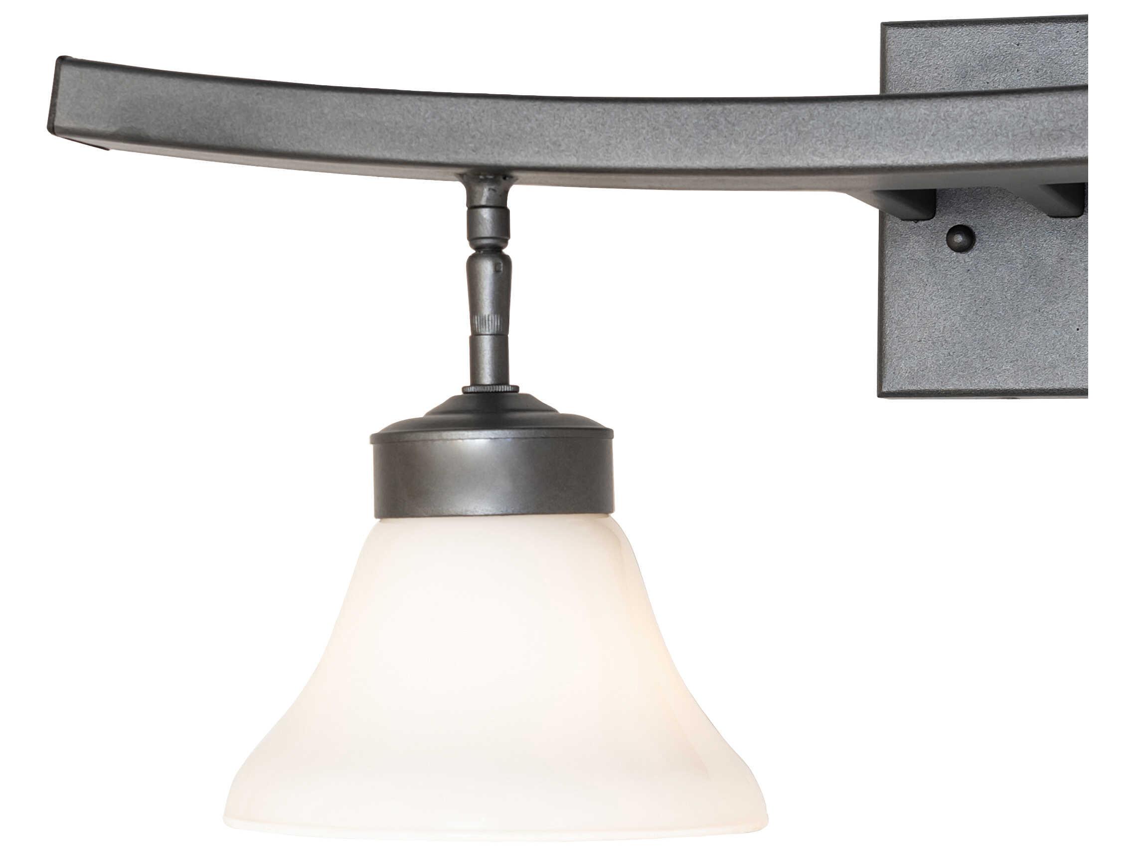 Meyda Leya 2-Light Blackened Pewter Vanity Light