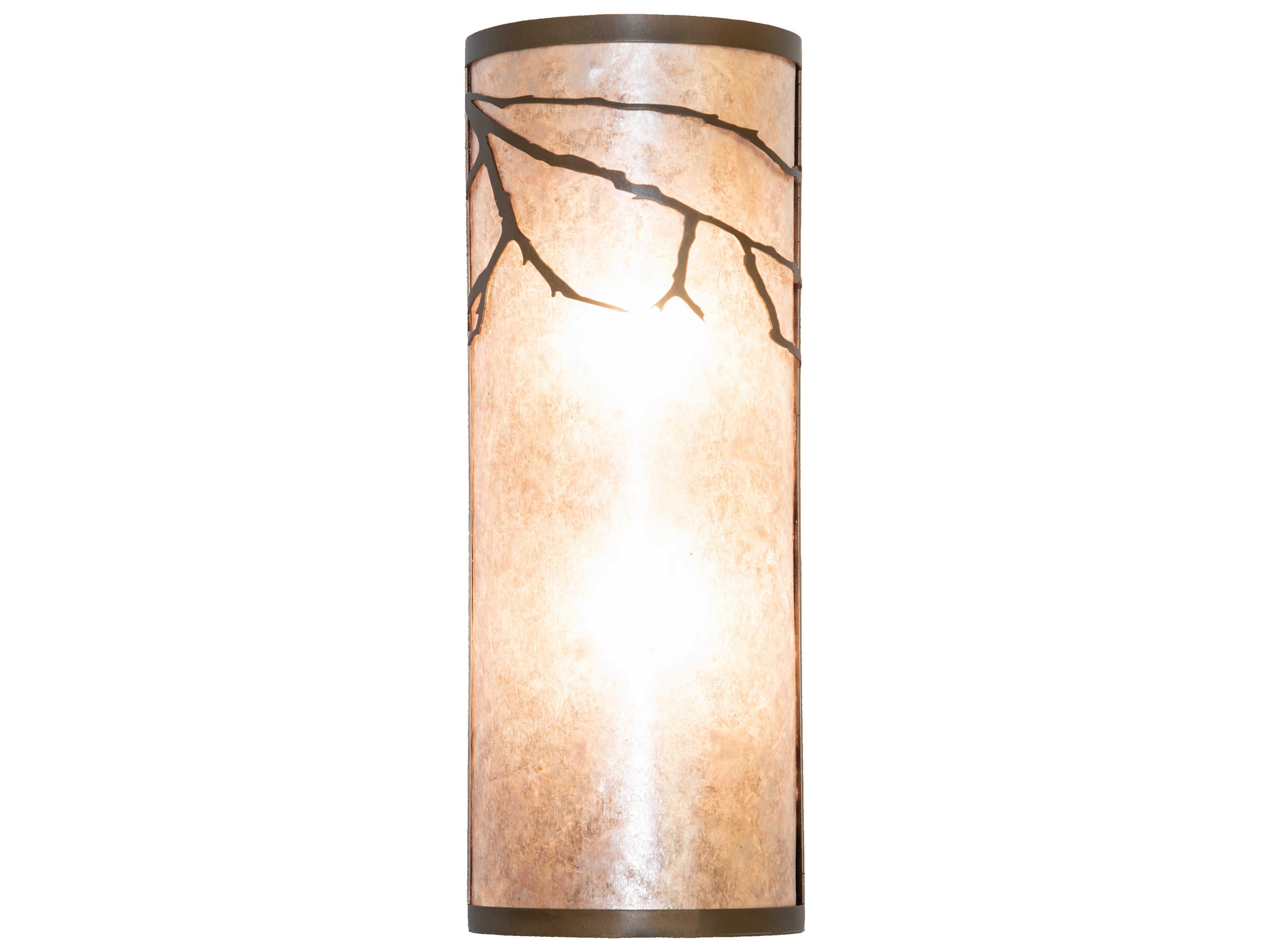 Meyda Branches 2-Light Antique Copper Wall Sconce