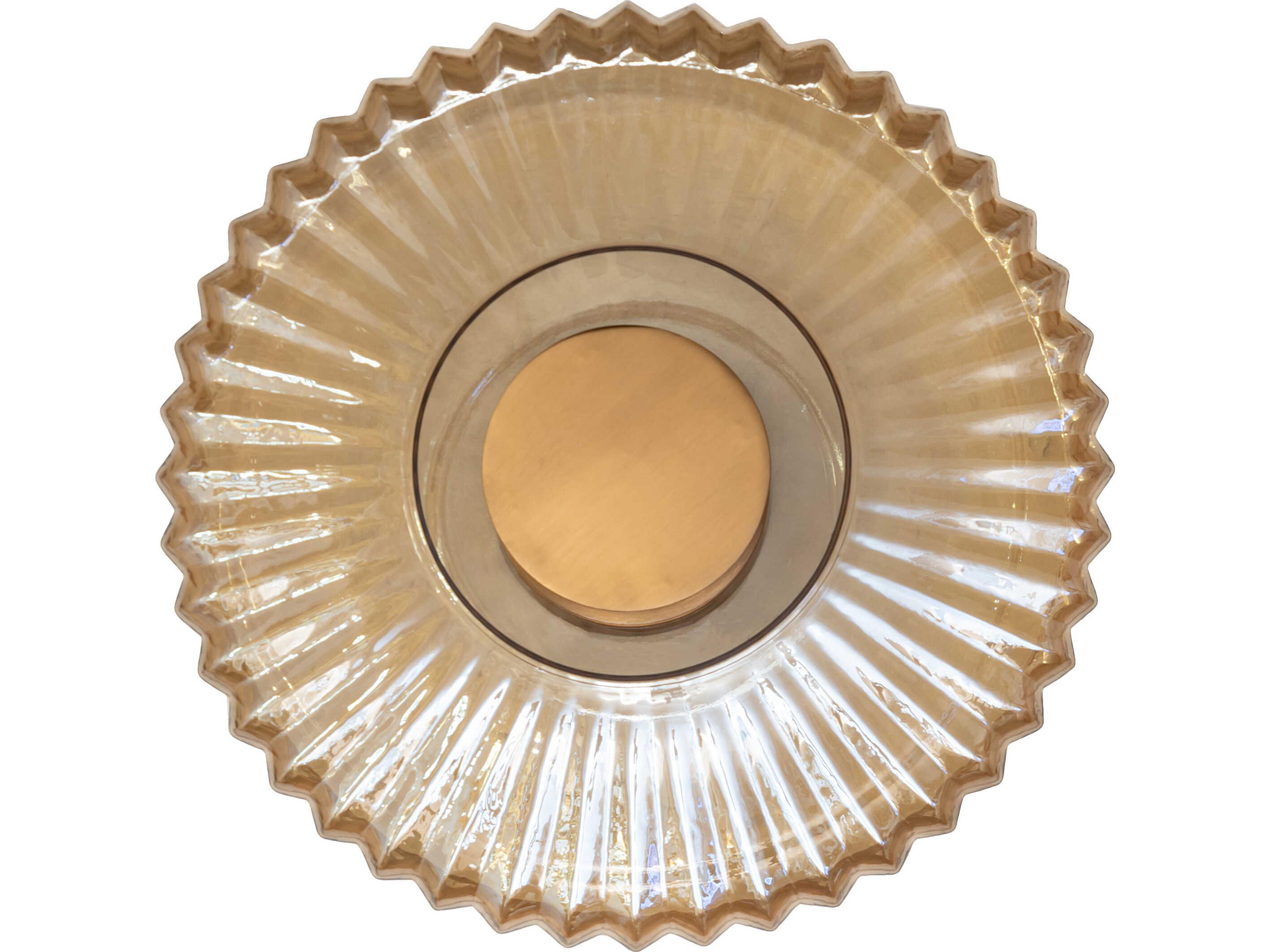 Meyda Meri Champagne Iridescent Glass Gold Wall Sconce