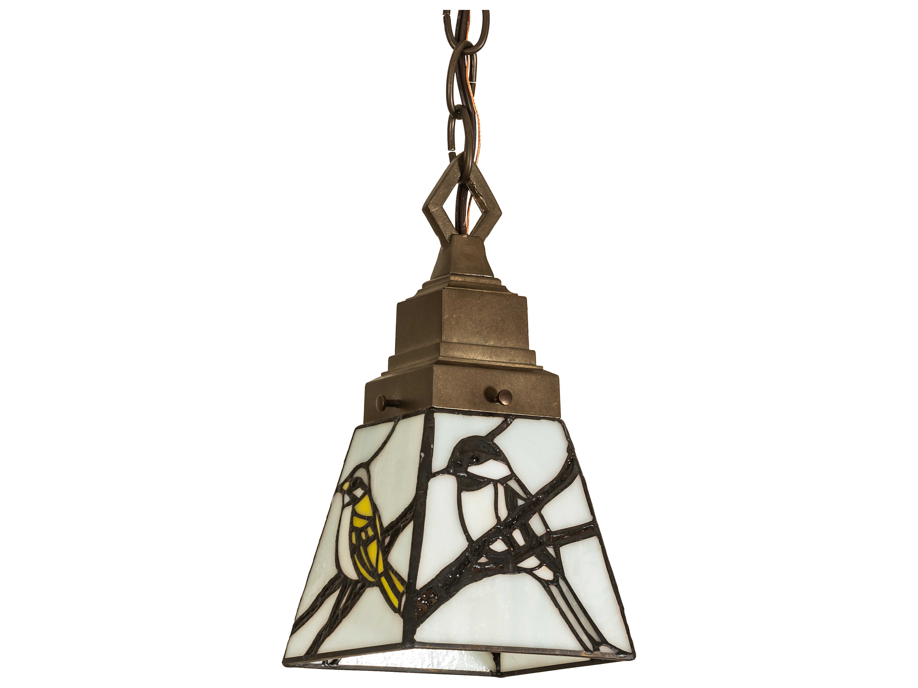 Meyda Backyard Friends 1-Light Antique Copper Mini Pendant