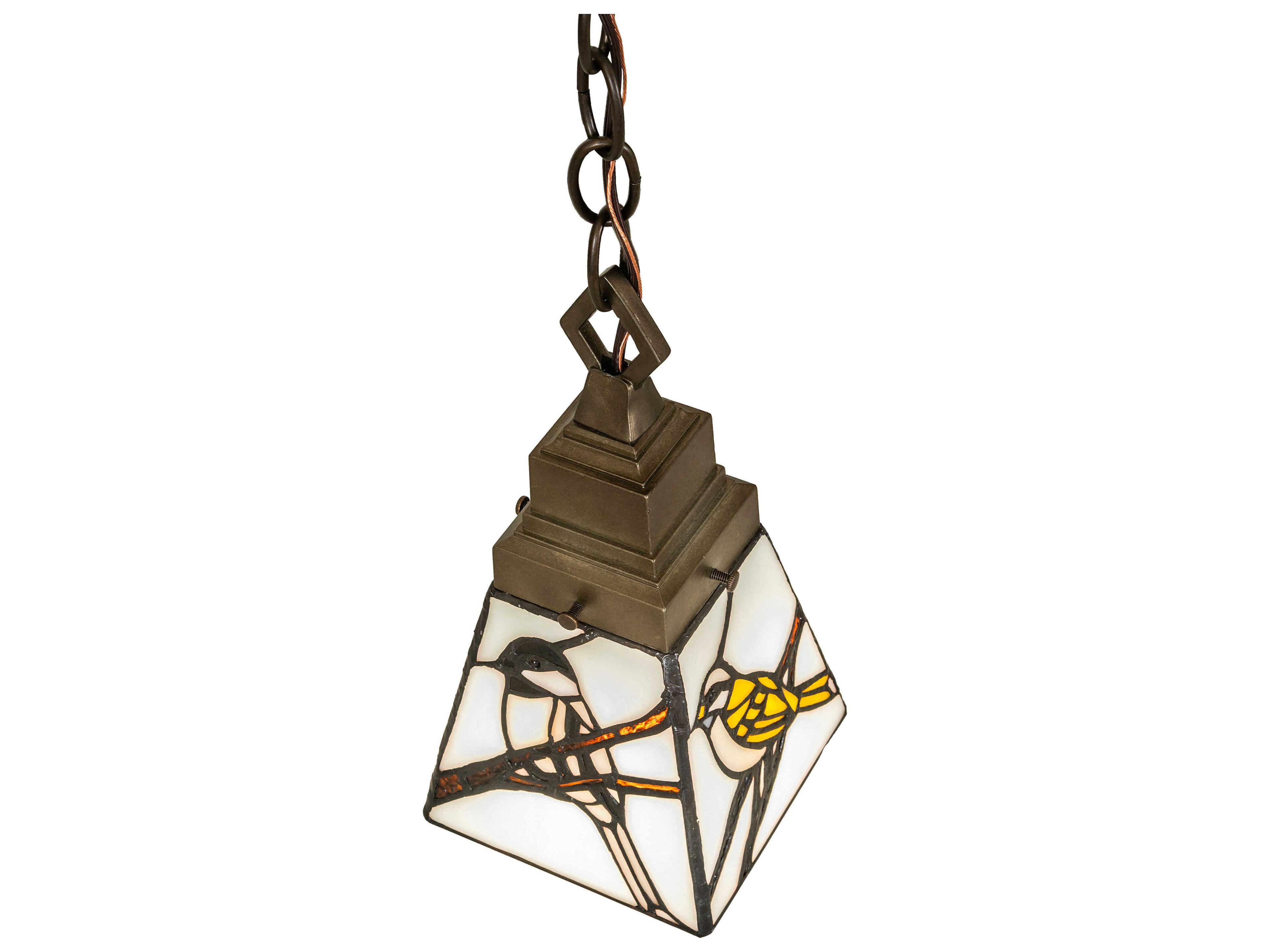 Meyda Backyard Friends 1-Light Antique Copper Mini Pendant