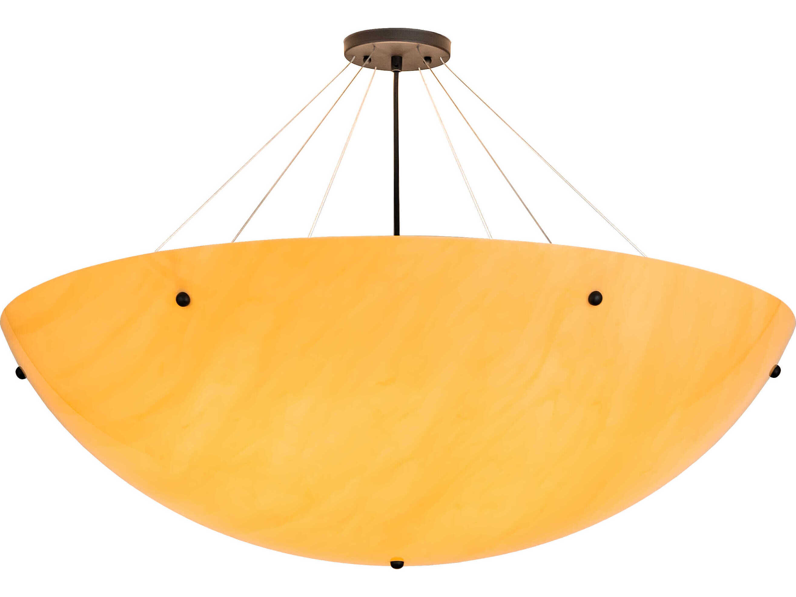 Meyda Cypola 6-Light Oil Rubbed Bronze Bowl Semi Flush Mount