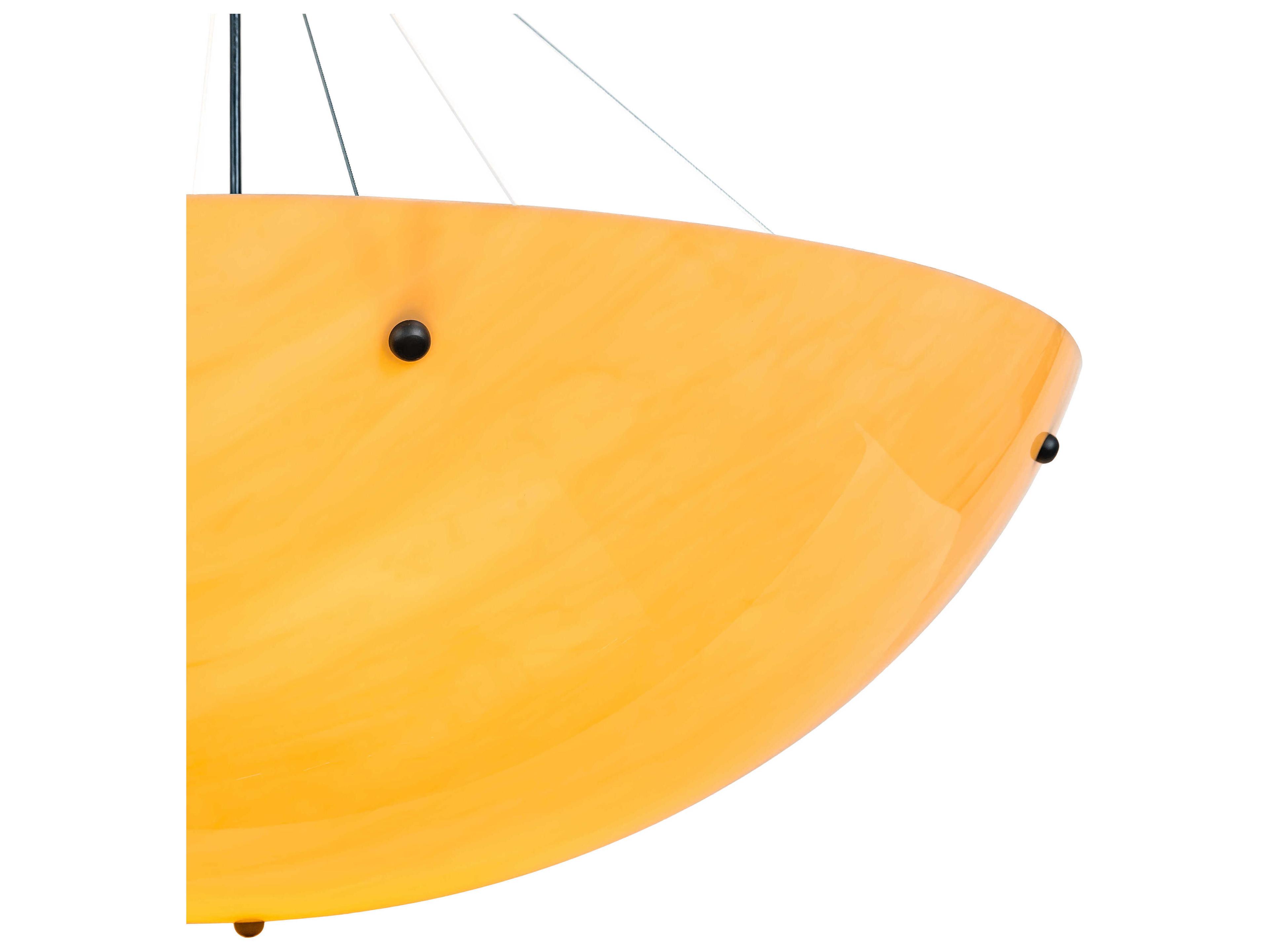 Meyda Cypola 6-Light Oil Rubbed Bronze Bowl Semi Flush Mount