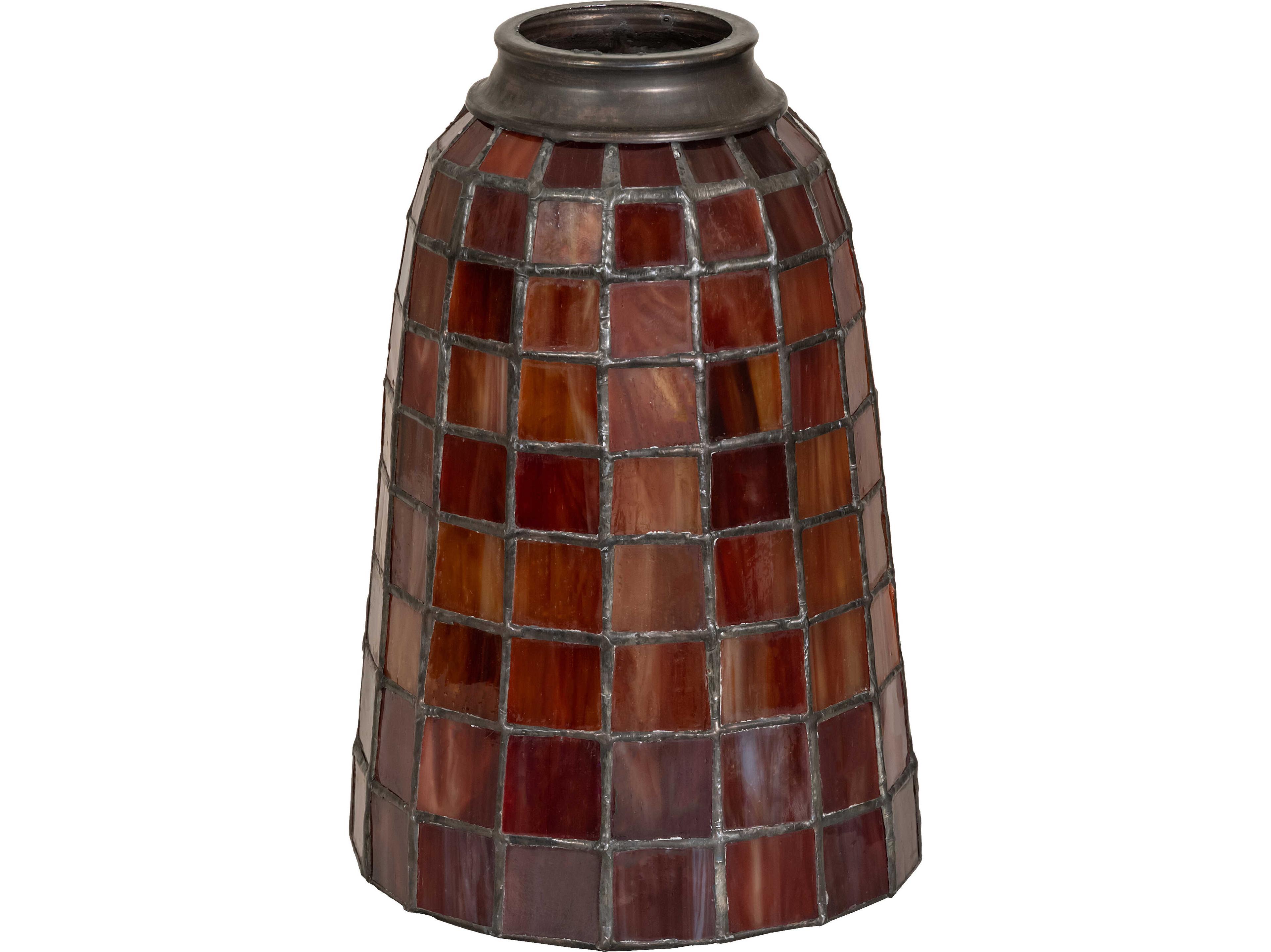 Meyda Terra Naranja Stained Glass