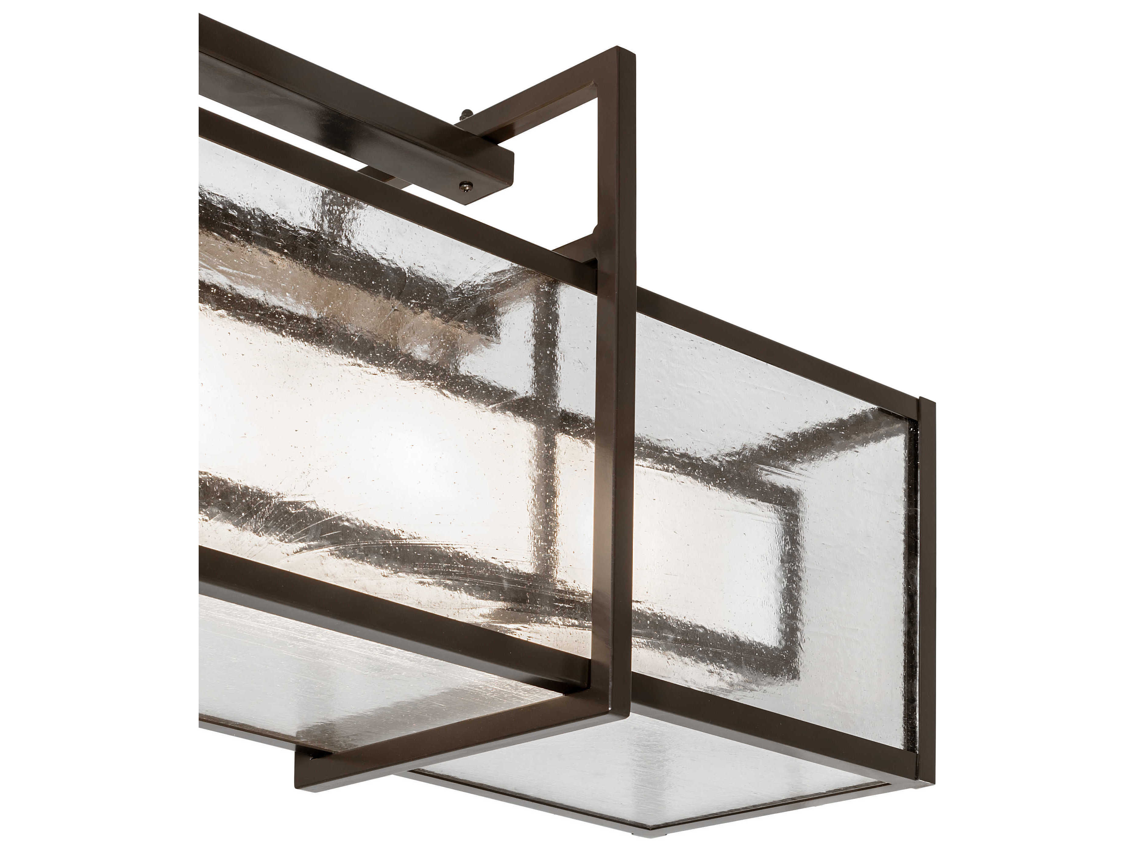 Meyda Nelson 6-Light Timeless Bronze Geometric Island Pendant