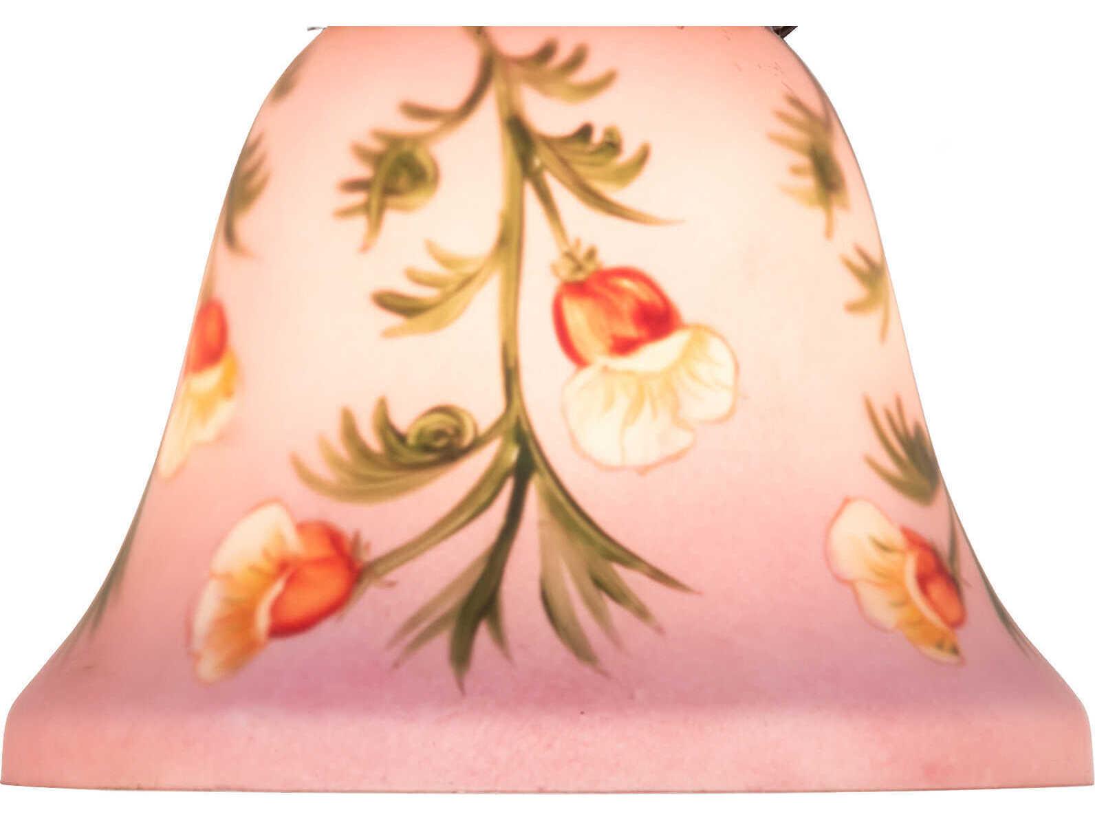 Meyda Bell Flower 1-Light Bronze Traditional Wall Sconce