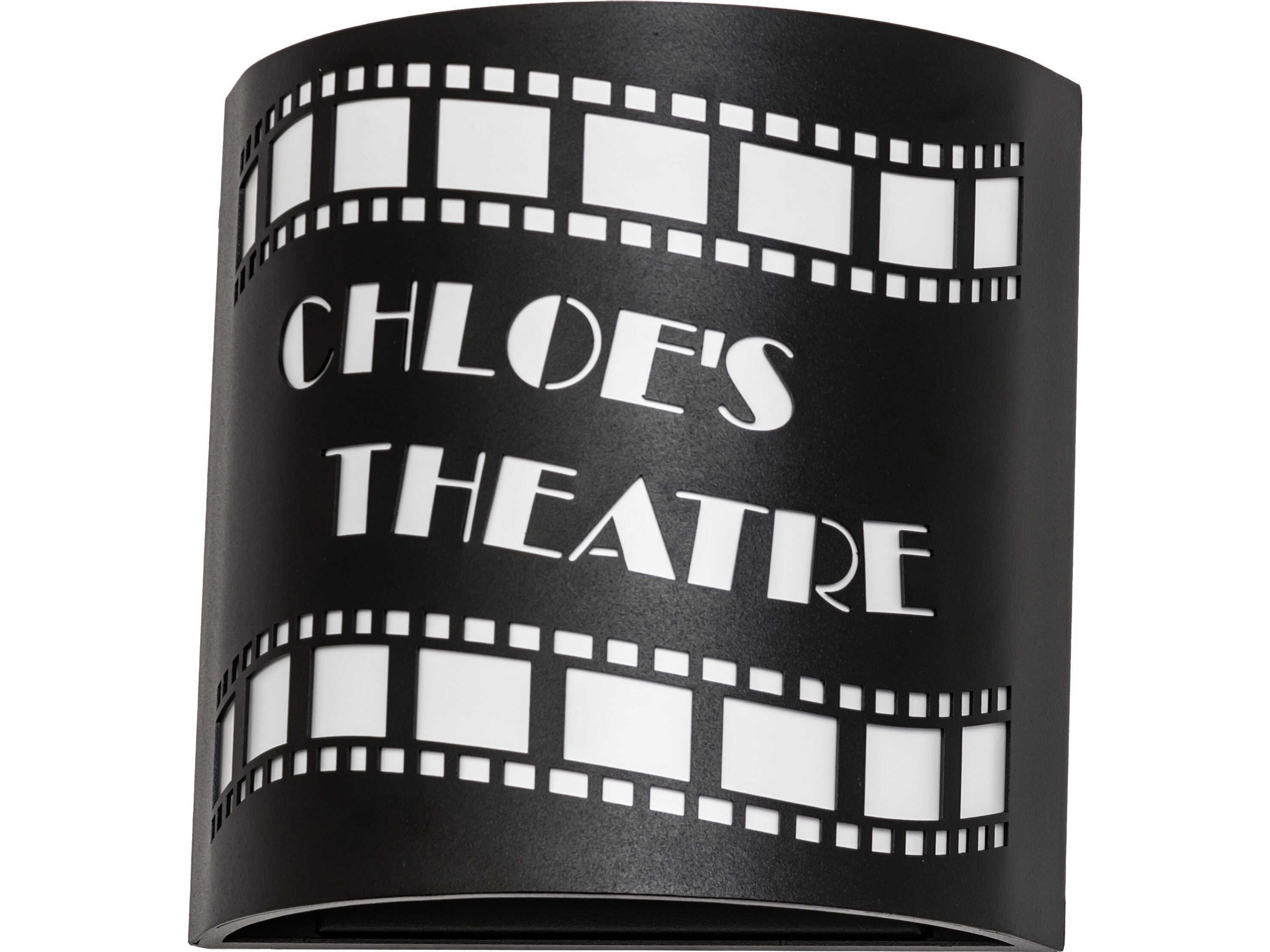 Meyda Tinseltown 2-Light Artic Idalight Black Wall Sconce