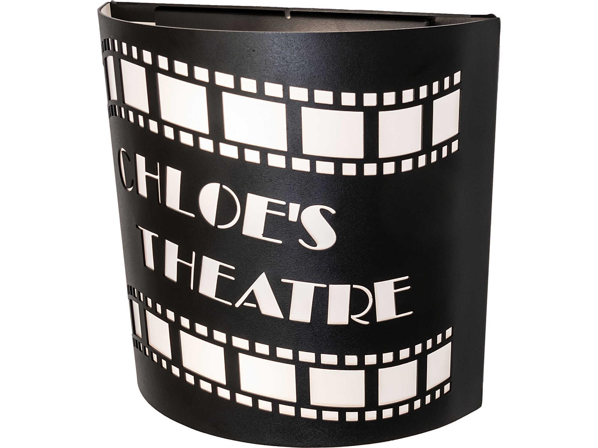 Meyda Tinseltown 2-Light Artic Idalight Black Wall Sconce