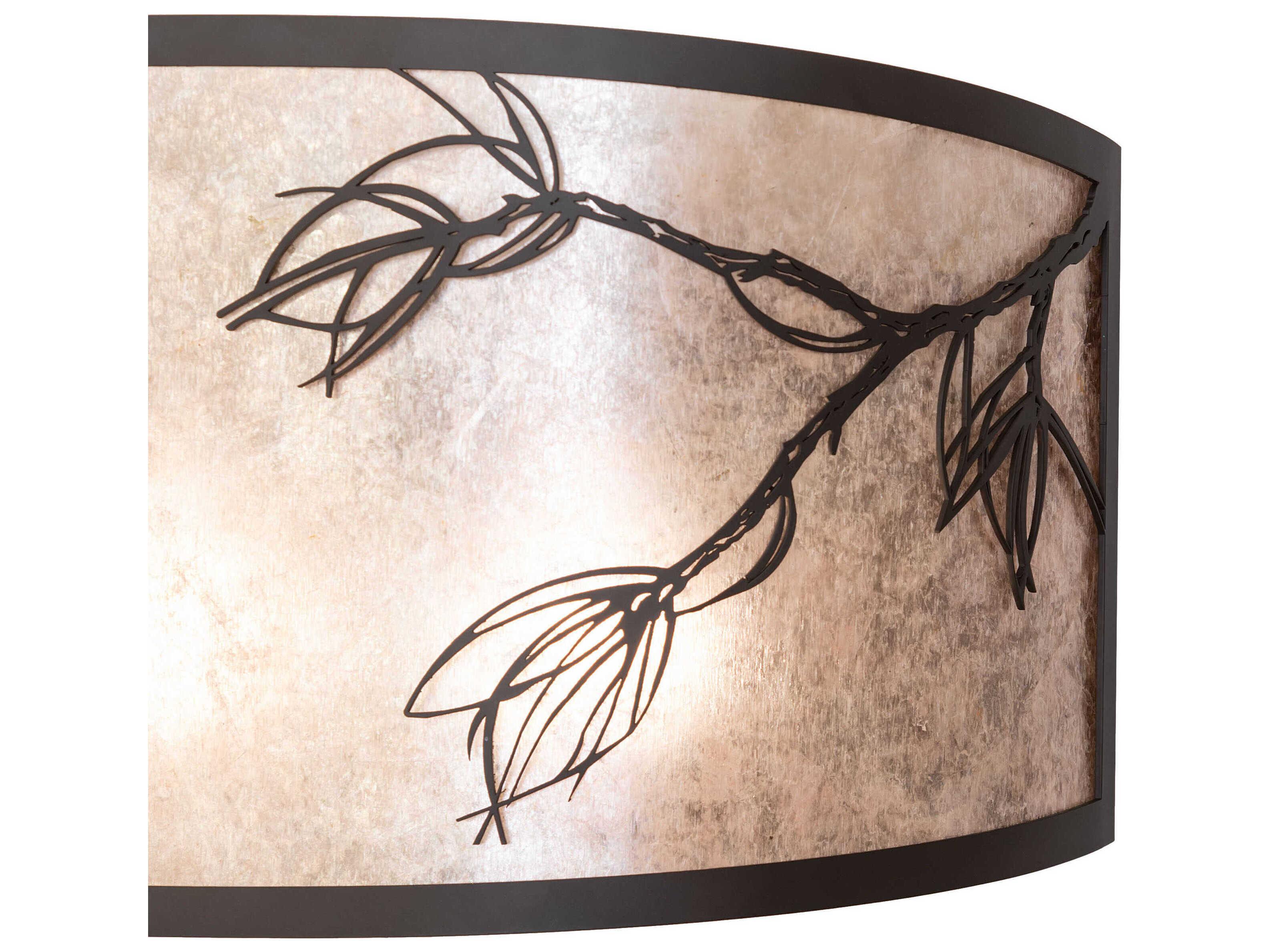 Meyda Lone Pine 6-Light Oil Rubbed Bronze Vanity Light