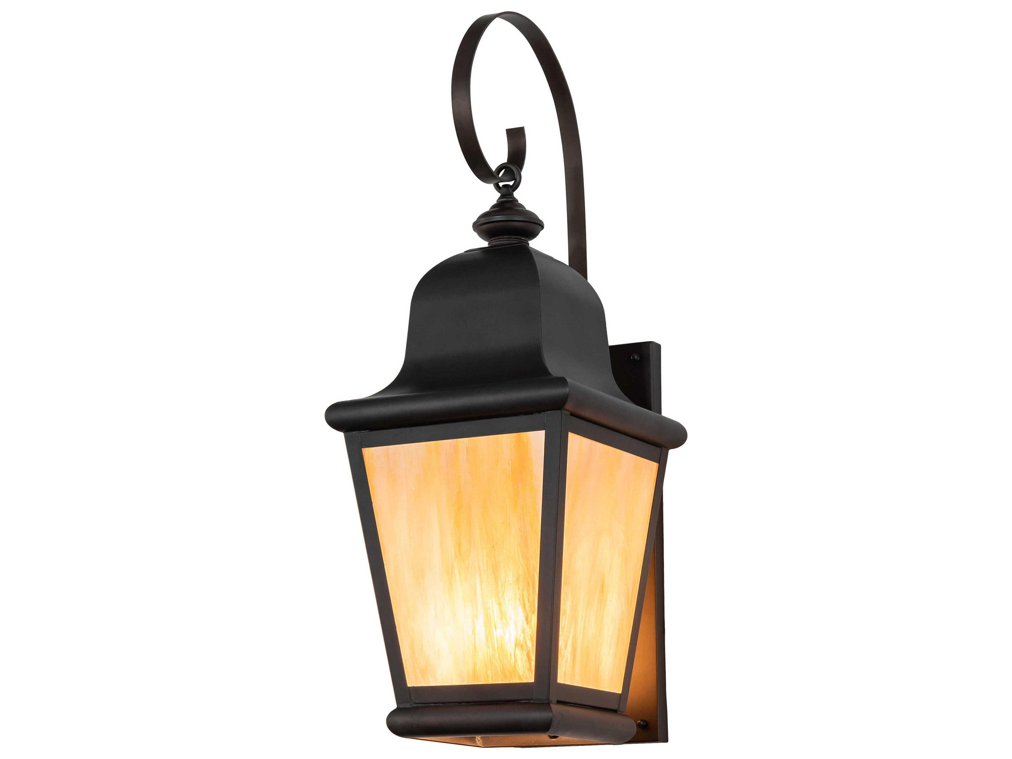 Meyda Lapalma 3-Light Oil Rubbed Bronze Outdoor Wall Light