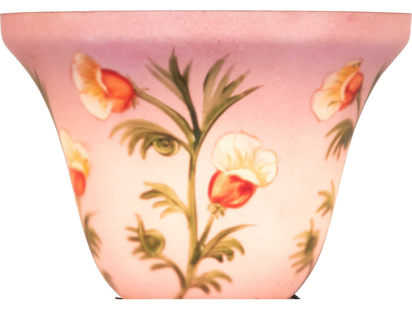 Meyda Bell Flower 1-Light Bronze Traditional Wall Sconce