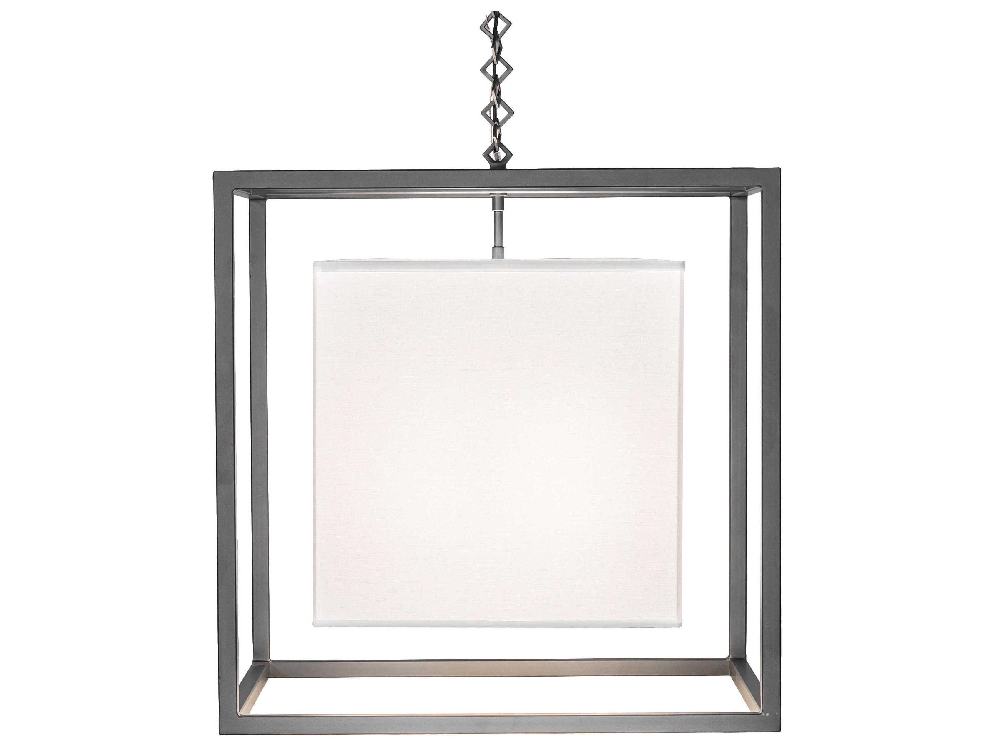 Meyda Kitzi Box 4-Light Wrought Iron Pendant